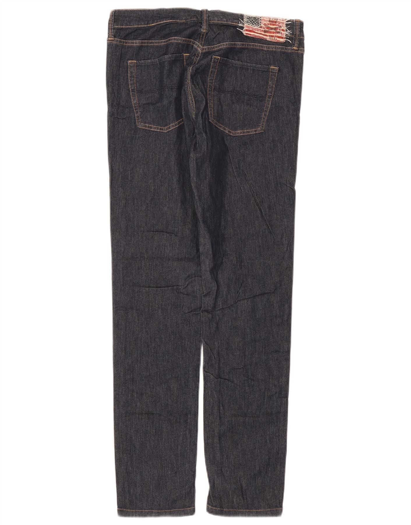 Ralph Lauren Womens Straight Jeans W32 L33 Navy Blue Cotton Size 24" / US 00 / IT 34 - 2 Thumbnail