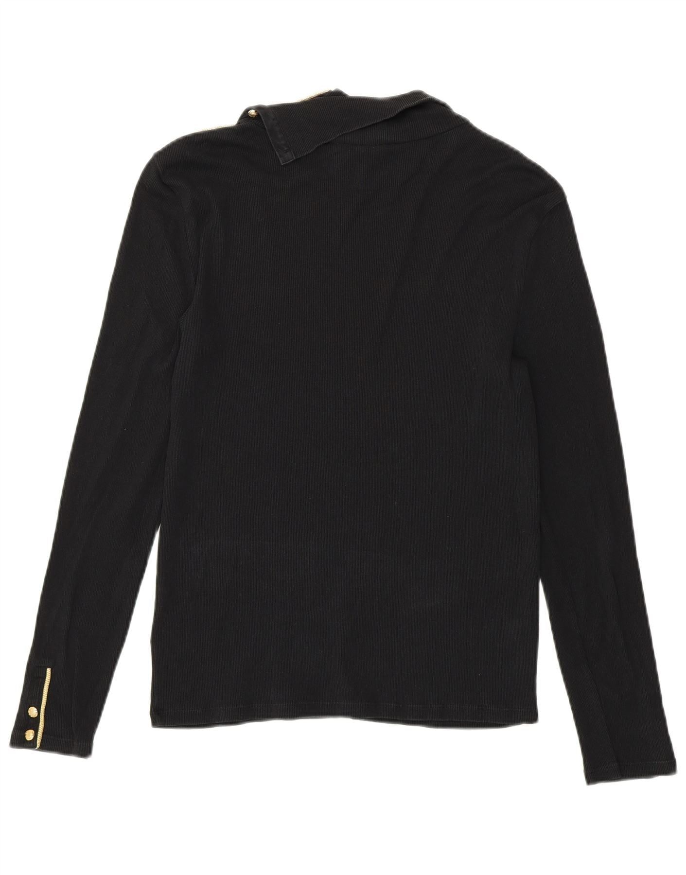 Ralph Lauren Womens Blouse Top UK 14 Large Black Size S / US 4 / IT 40 - 2 Thumbnail