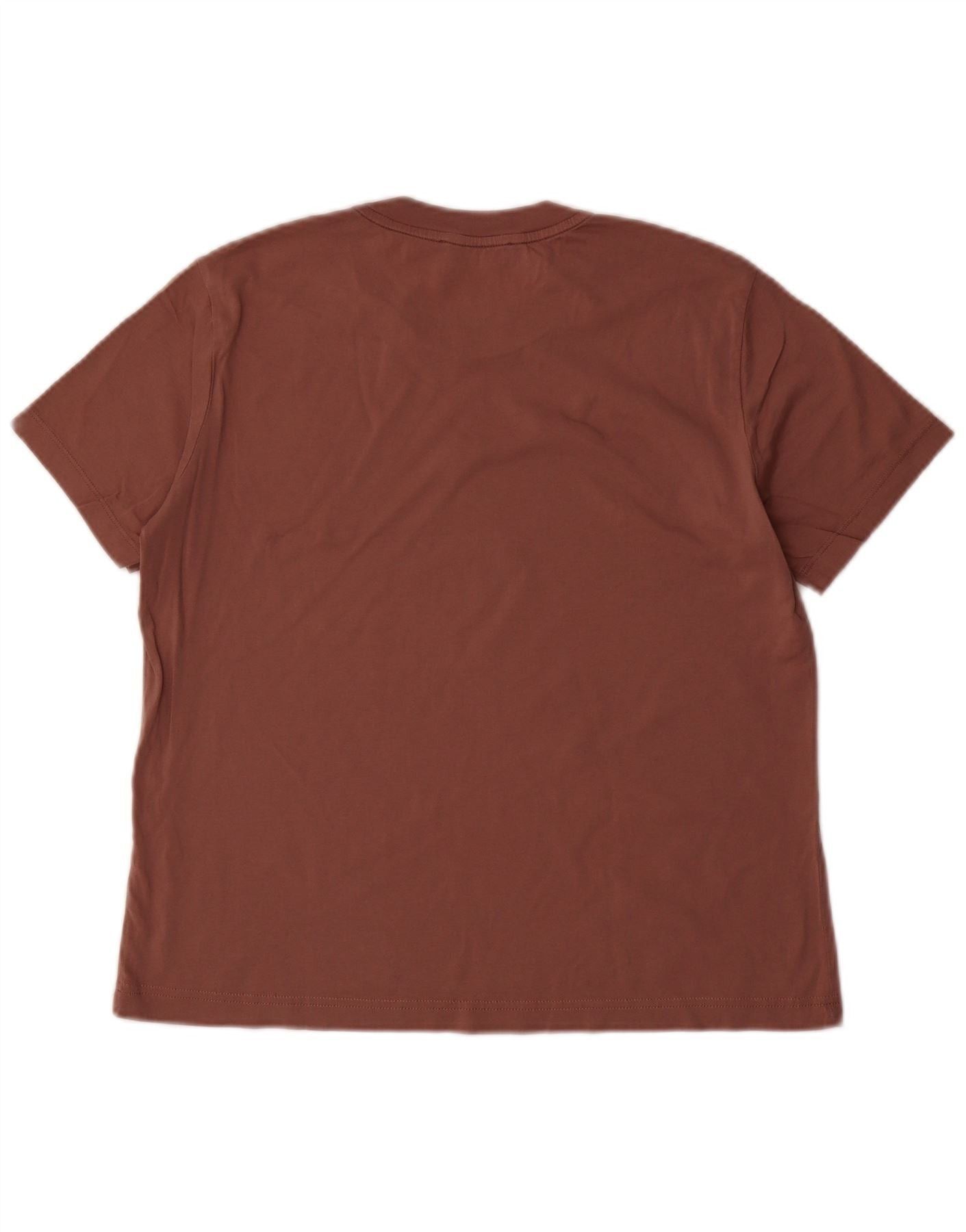 Diesel Womens Graphic T-Shirt Top UK 12 Medium Brown Size S / US 4 / IT 40 - 2 Thumbnail