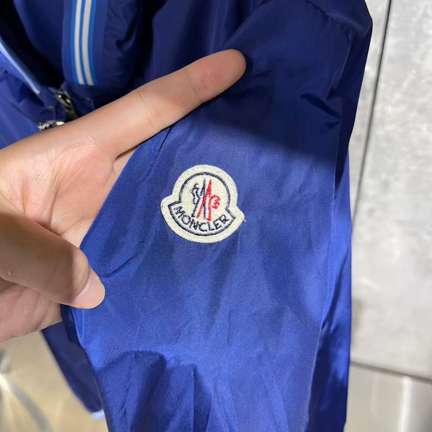Moncler Moncler Blue Light Jacket l Men Size US L / EU 52-54 / 3 - 4 Thumbnail