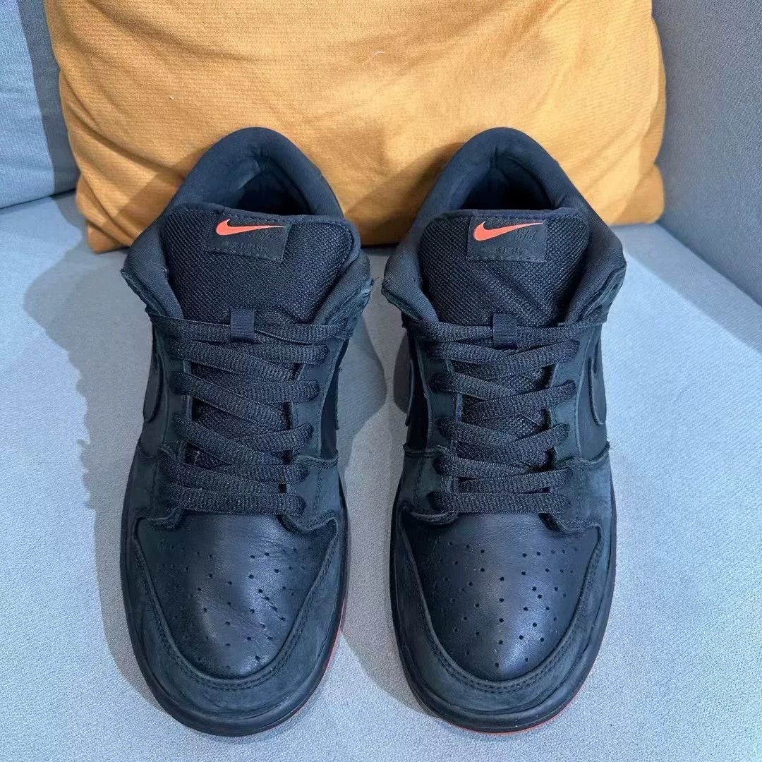 Nike Nike DUNK Black Lowtop Sneakers 5.5 Men Size US 5.5 / EU 38 - 2 Thumbnail