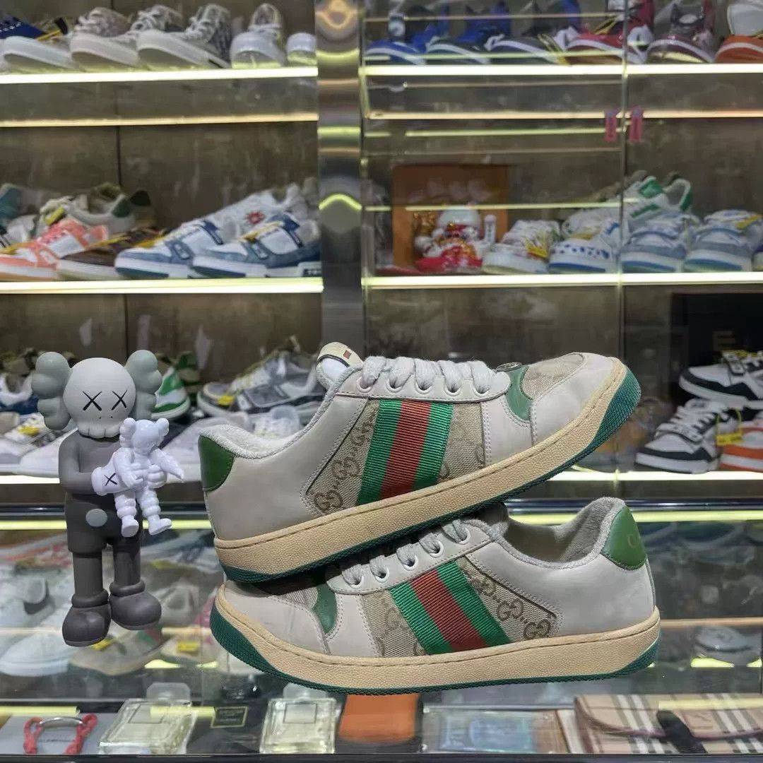 Gucci Gucci Orange Lowtop Sneakers 10 Men Size US 10 / EU 43 - 3 Thumbnail