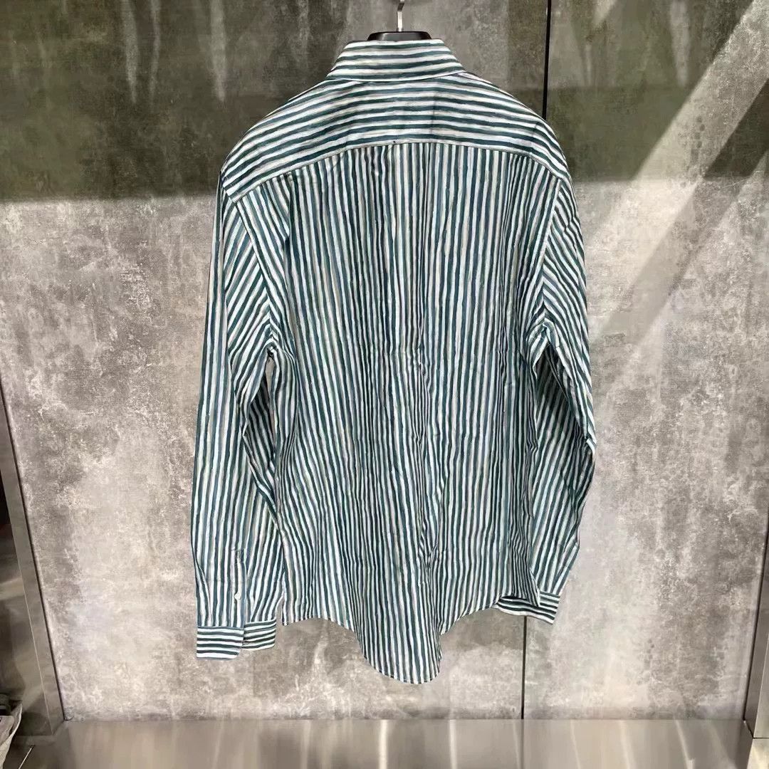 Louis Vuitton Louis Vuitton Striped Shirt m Men Size US M / EU 48-50 / 2 - 2 Thumbnail