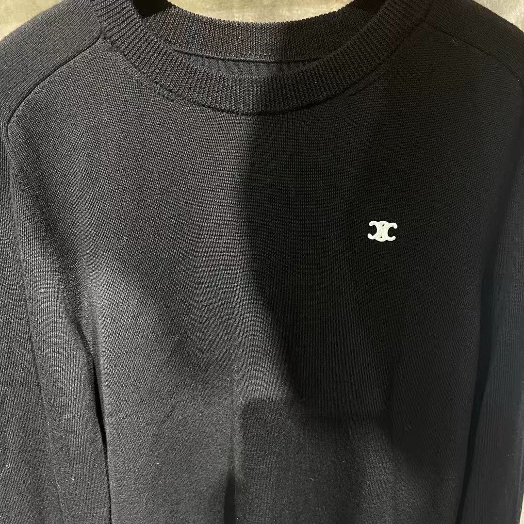 Celine Celine Wool Embroidered Hoodie XS Women Size XS / US 0-2 / IT 36-38 - 3 Thumbnail
