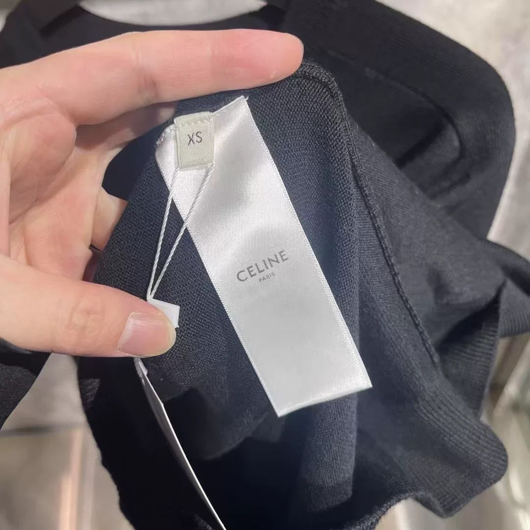 Celine Celine Wool Embroidered Hoodie XS Women Size XS / US 0-2 / IT 36-38 - 4 Thumbnail