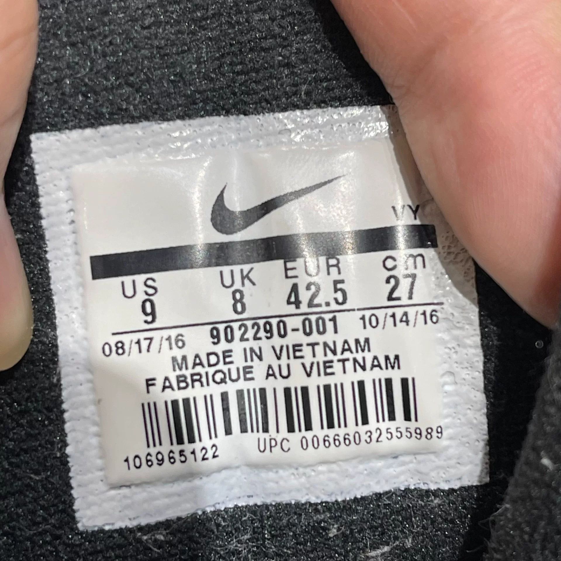 Nike Nike Collab Black Lowtop Sneakers 9.5 Men Size US 9.5 / EU 42-43 - 6 Thumbnail