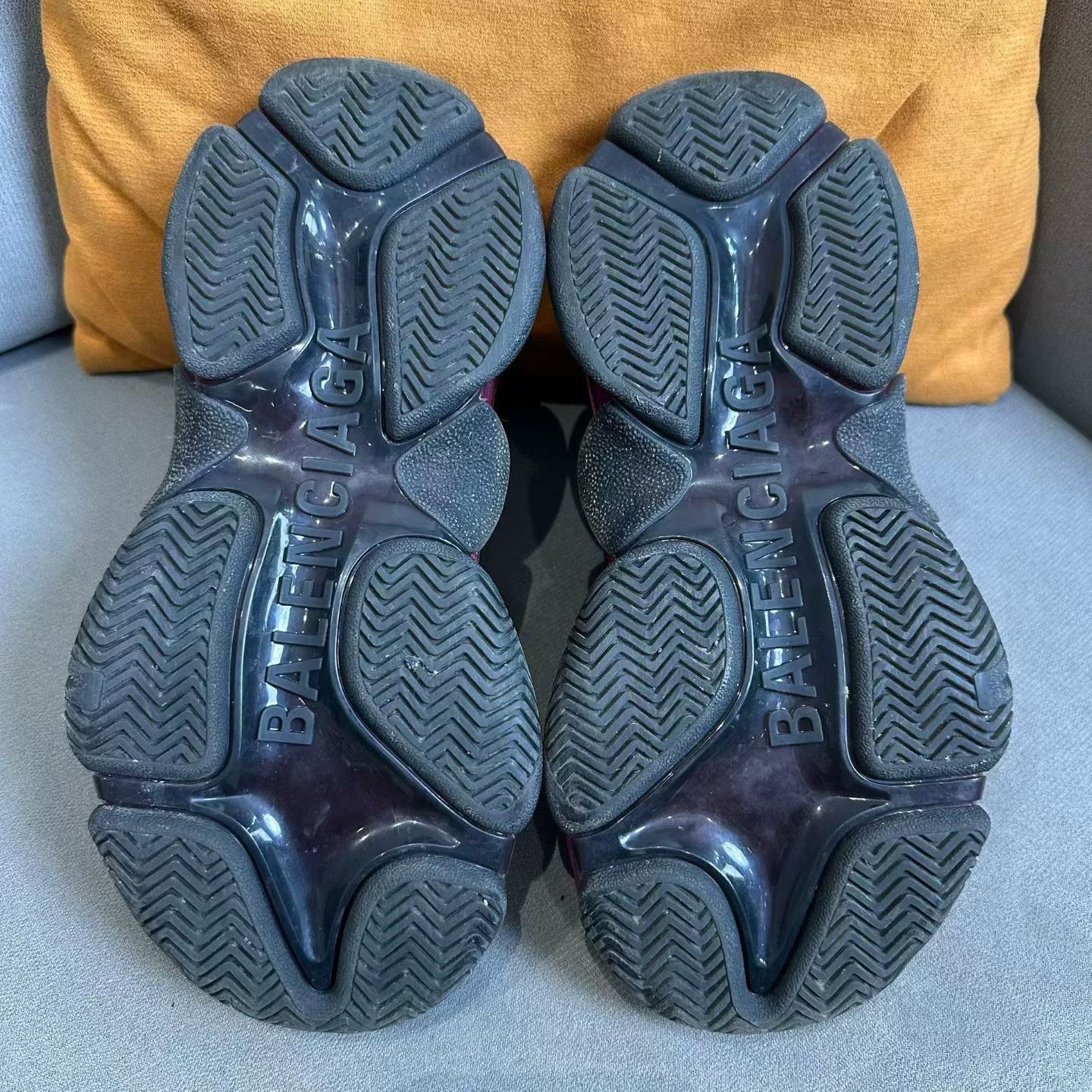 Balenciaga Balenciaga Purple Lowtop Sneakers us_5 Women Size US 5 / IT 35 - 4 Thumbnail