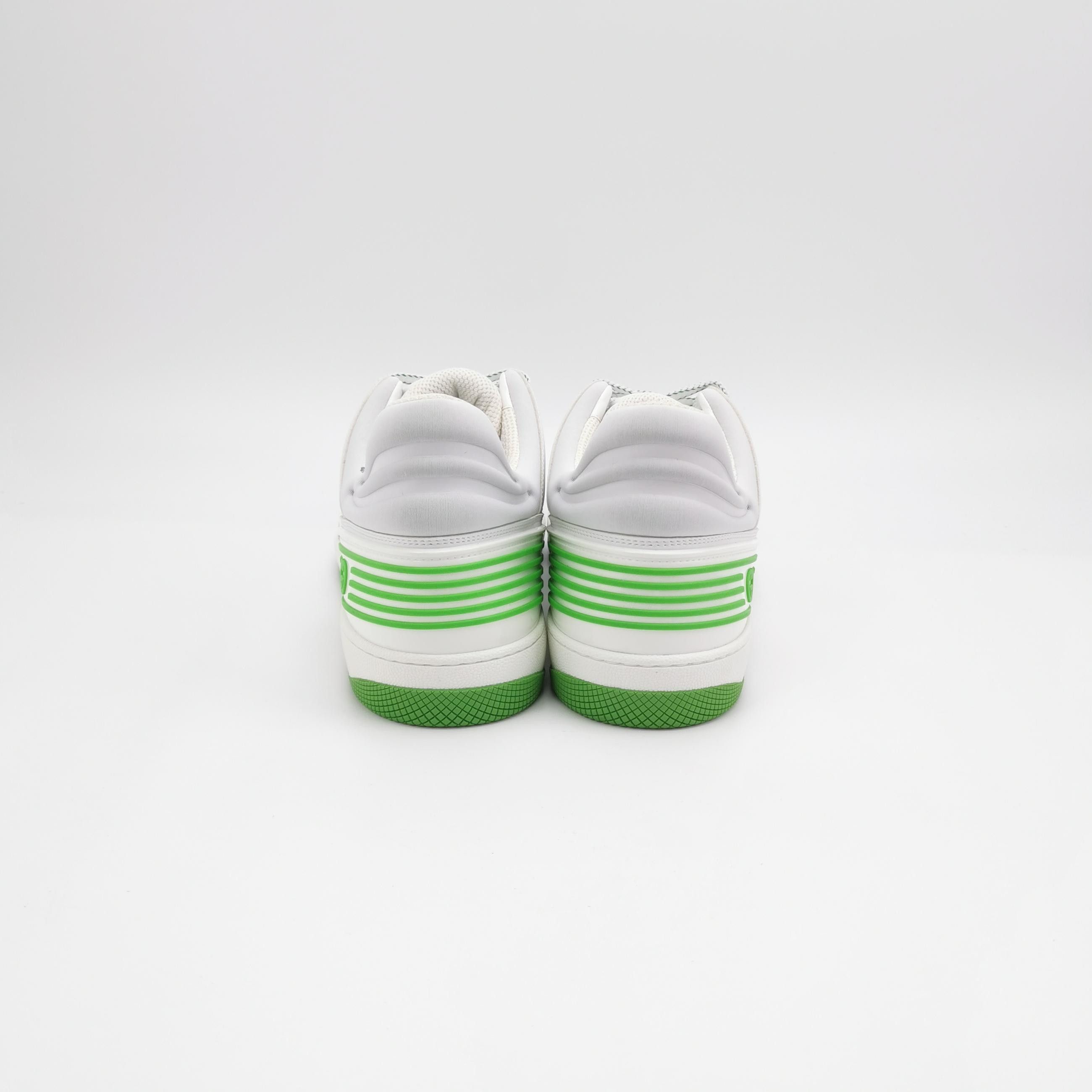 Gucci Gucci Basket White Green Low Top Sneakers EU 47 Size US 14 / EU 47 - 5 Thumbnail
