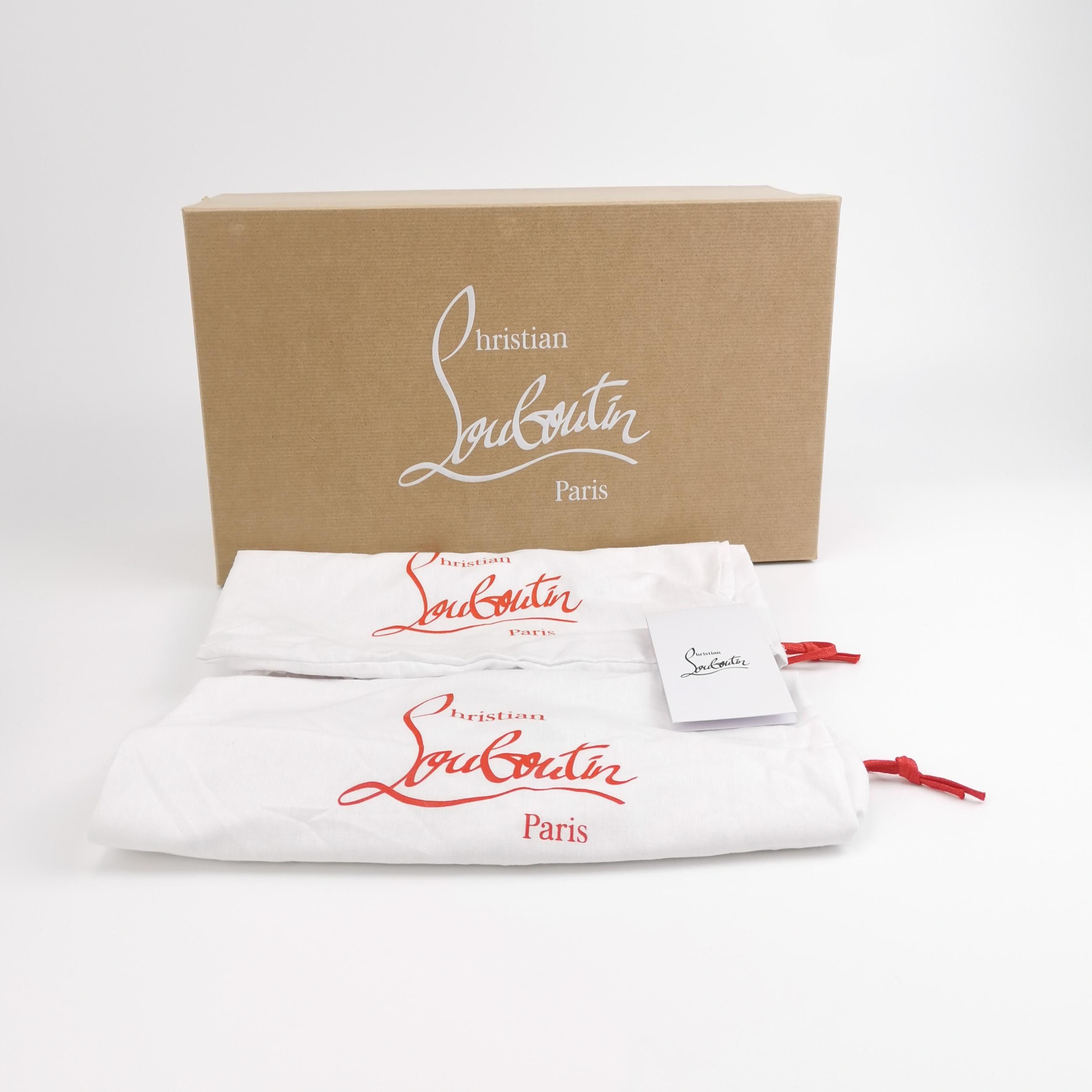 Christian Louboutin Christian Louboutin Brown Leather CL Loafers 39.5 Size US 6 / EU 39 - 7 Thumbnail