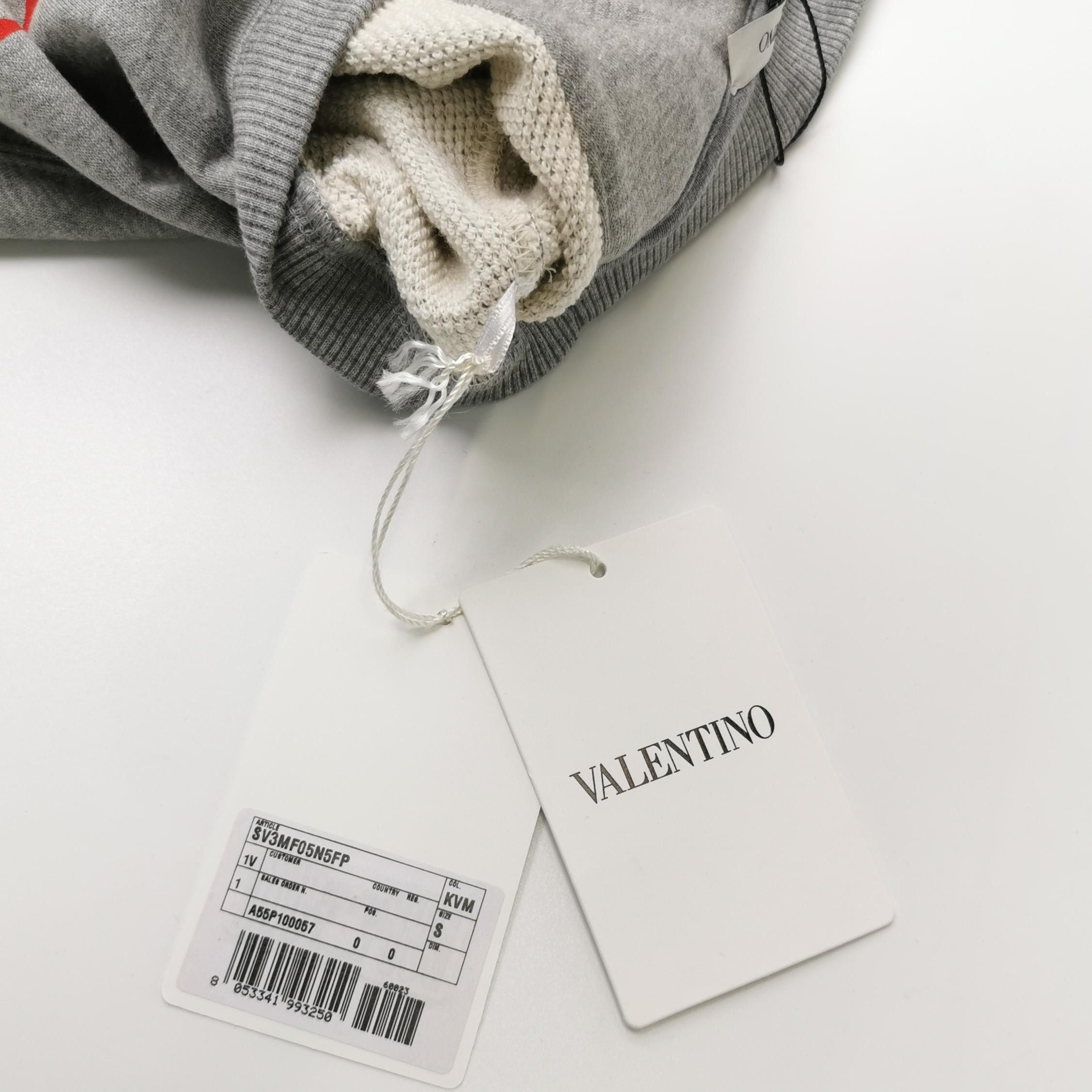 Valentino Valentino Red Logo Print Sweatshirt Size S Size US S / EU 44-46 / 1 - 7 Thumbnail