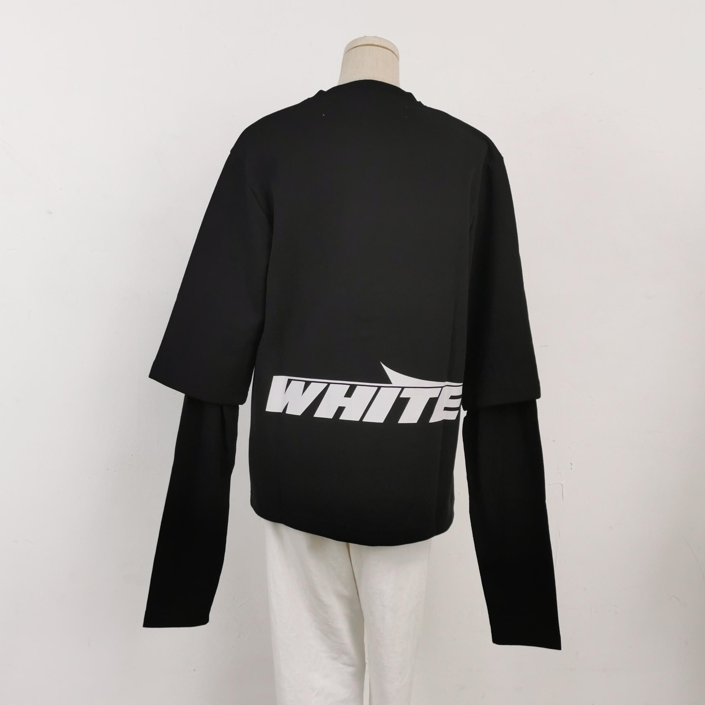 Off-White Off-White Double Sleeve Logo Sweatshirt XXS Size US XXS / EU 40 - 3 Thumbnail