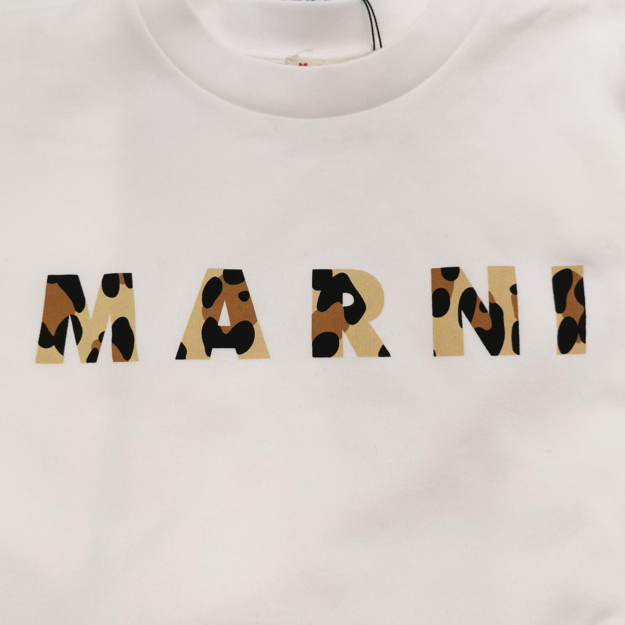 Marni Marni Leopard Logo Sweatshirt 48 Size US M / EU 48-50 / 2 - 4 Thumbnail