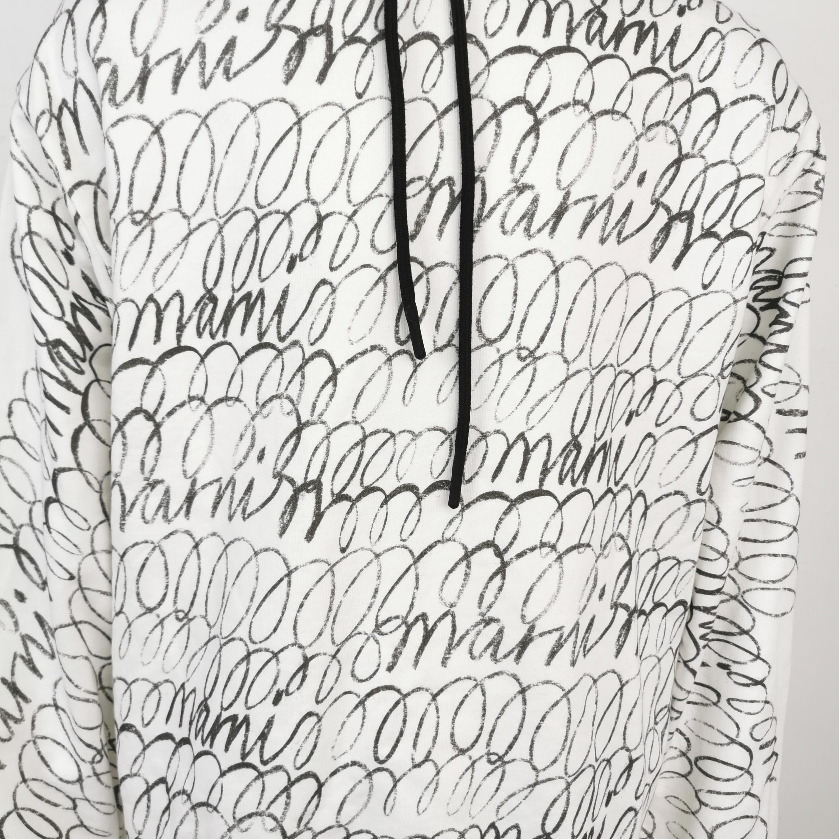 Marni Marni Scribble Print Logo Hoodie Size 50 Size US M / EU 48-50 / 2 - 5 Thumbnail
