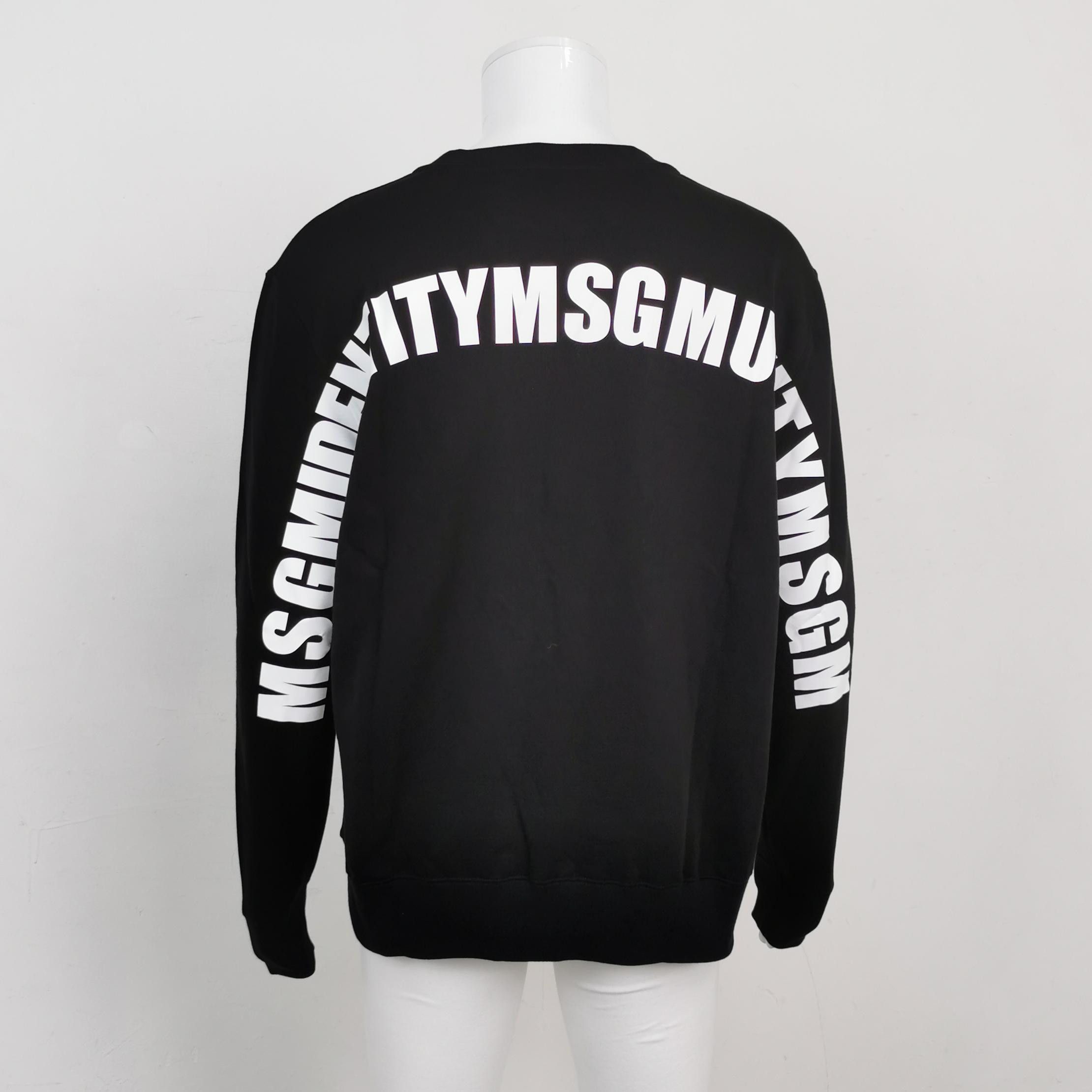 MSGM MSGM Identity Logo Sweatshirt Size M Size US M / EU 48-50 / 2 - 3 Thumbnail