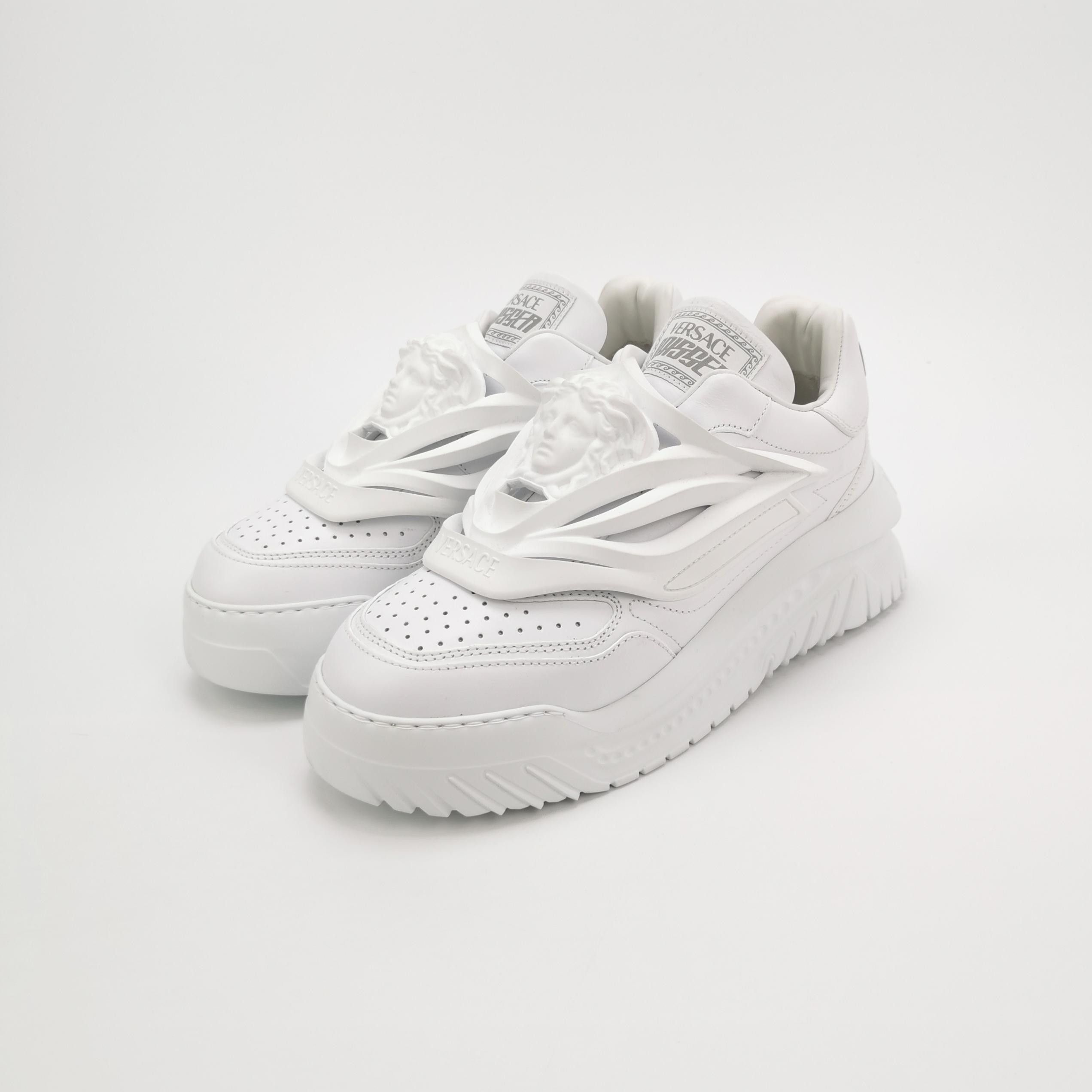 Versace Versace Odissea Leather Sneakers 41 Size US 8 / EU 41 - 3 Thumbnail