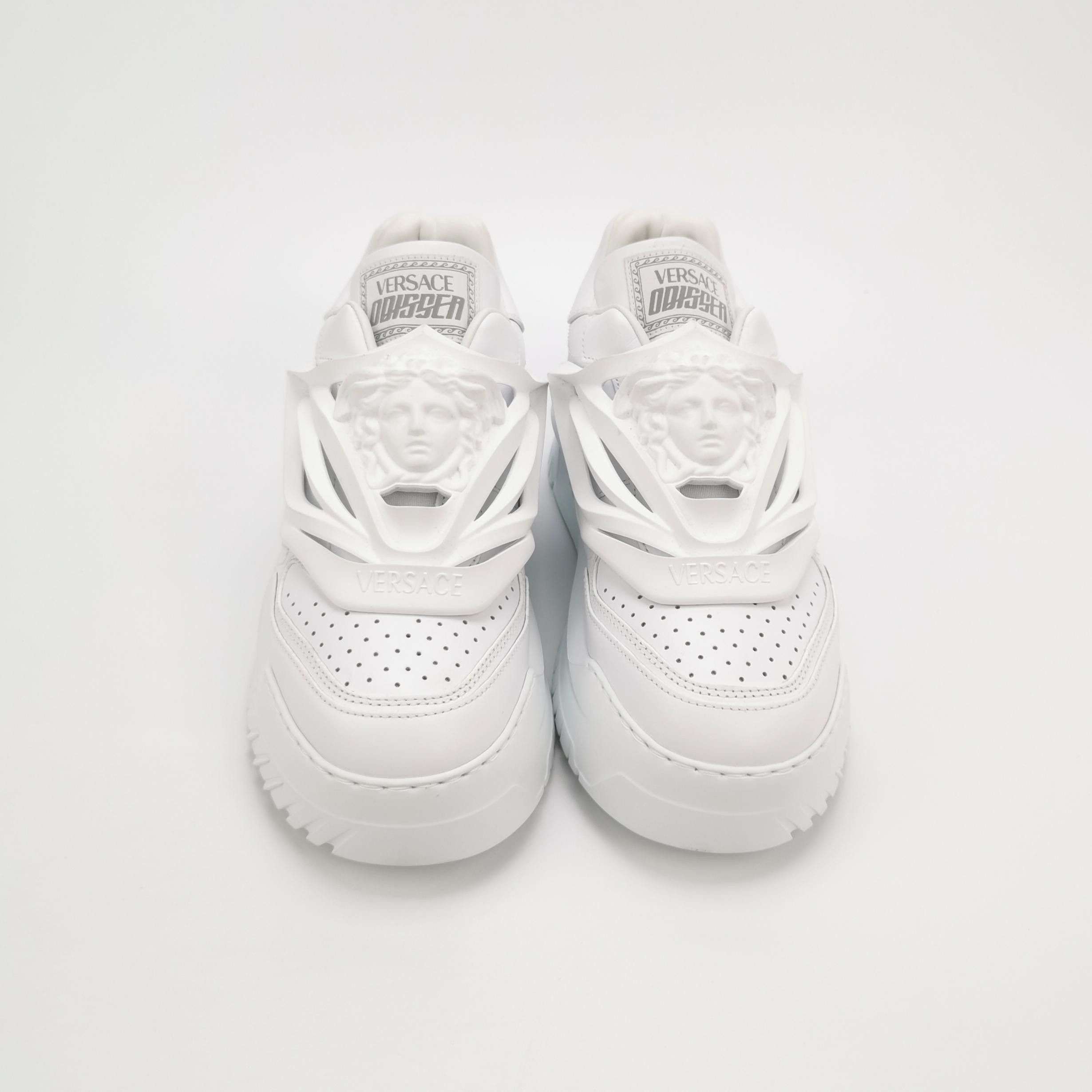 Versace Versace Odissea Leather Sneakers 41 Size US 8 / EU 41 - 4 Thumbnail