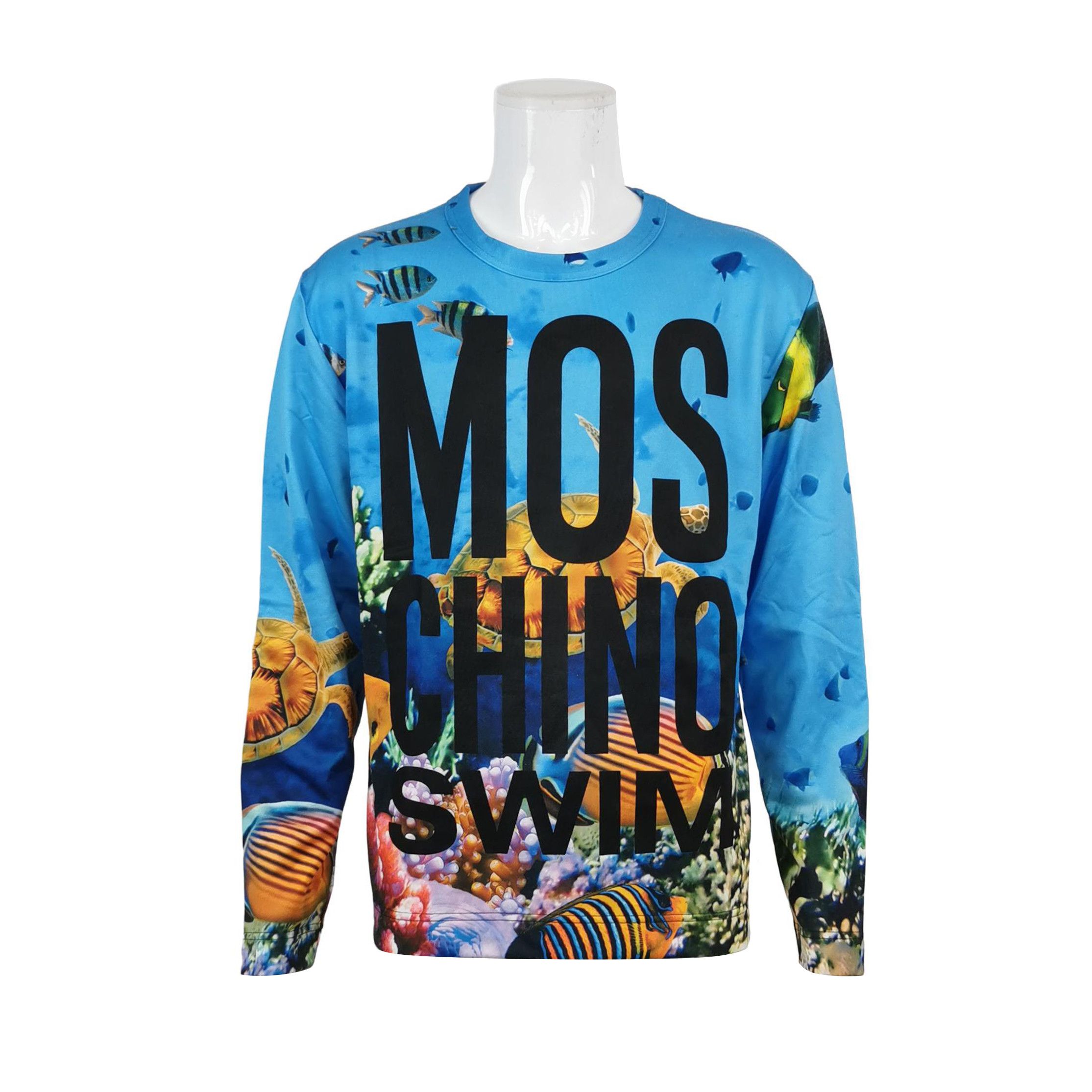 Moschino Moschino Underwater Print Sweatshirt M Size US M / EU 48-50 / 2 - 2 Thumbnail