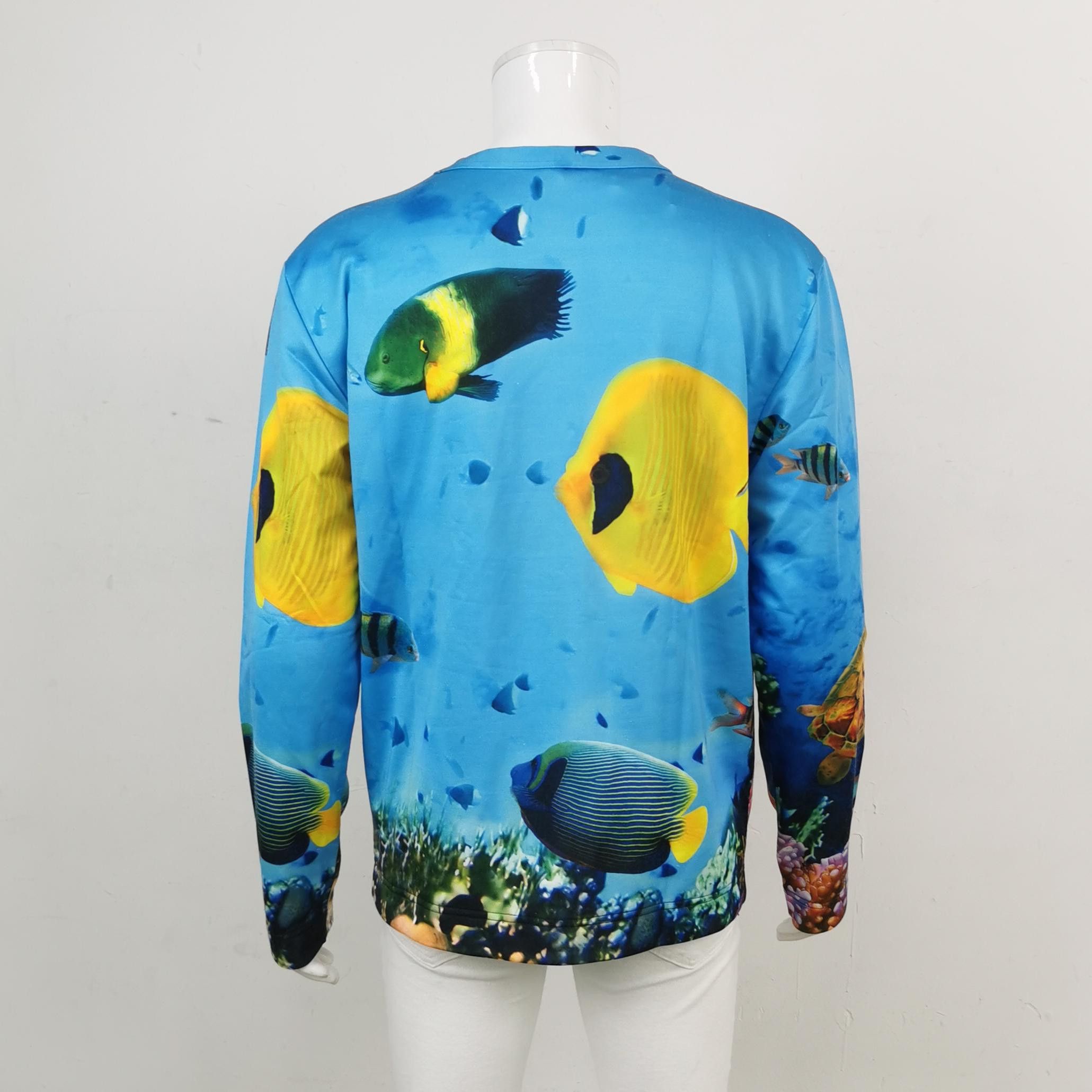 Moschino Moschino Underwater Print Sweatshirt M Size US M / EU 48-50 / 2 - 3 Thumbnail