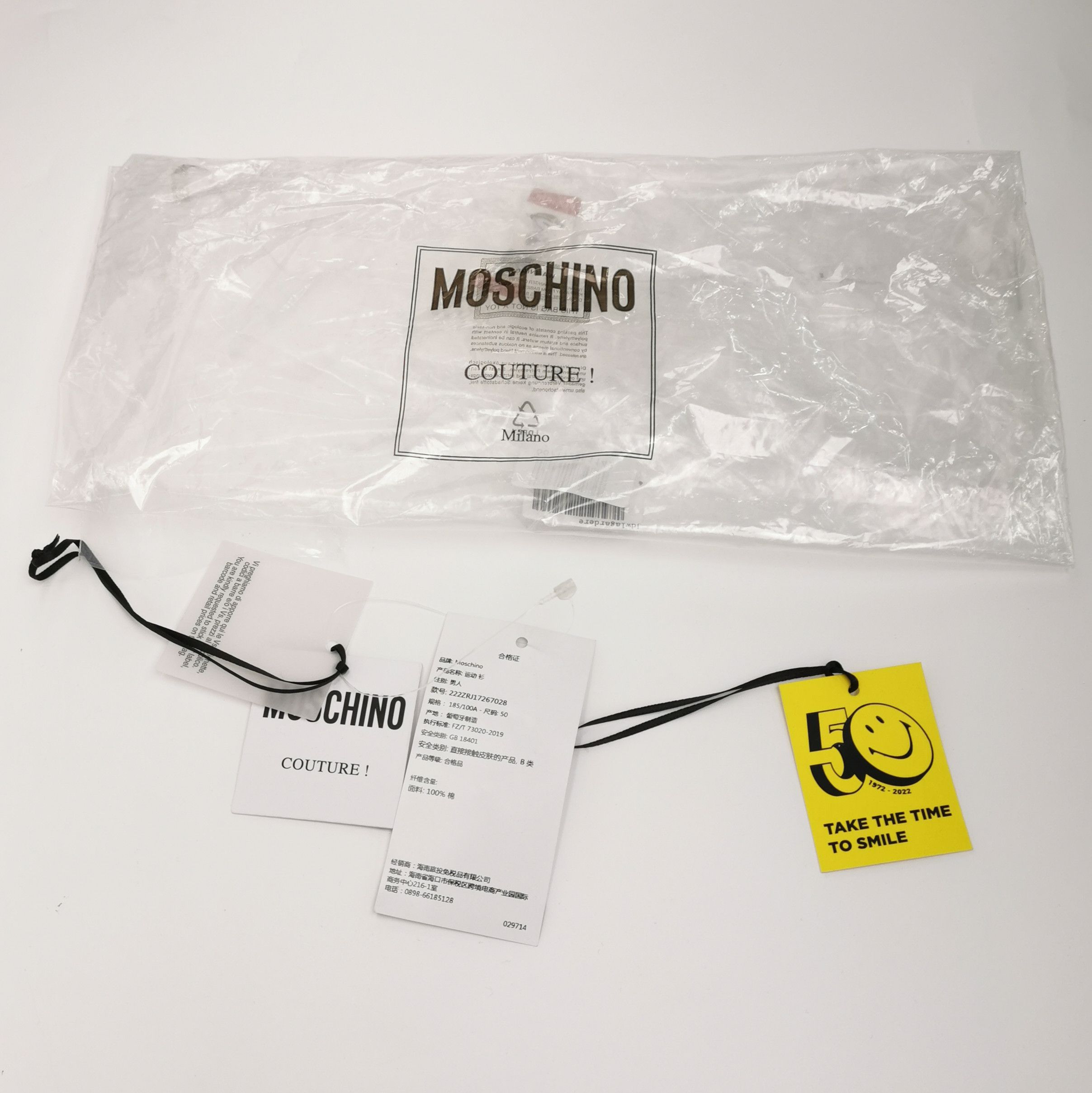 Moschino Moschino Milano Logo Smiley Sweatshirt US 40 Size US M / EU 48-50 / 2 - 5 Thumbnail