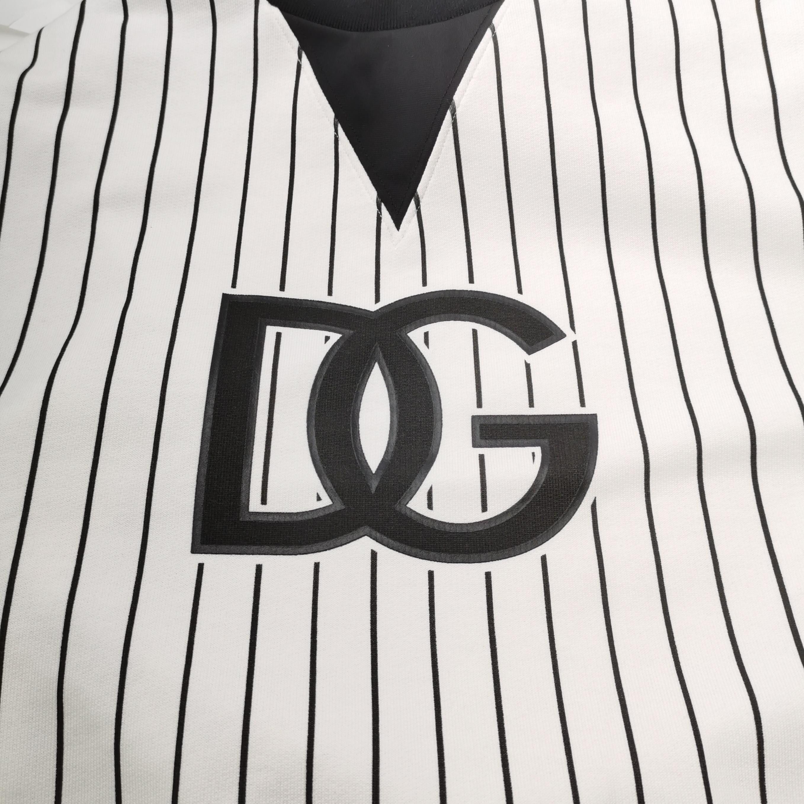 Dolce & Gabbana Dolce & Gabbana Striped DG Logo Sweatshirt S Size US S / EU 44-46 / 1 - 4 Thumbnail