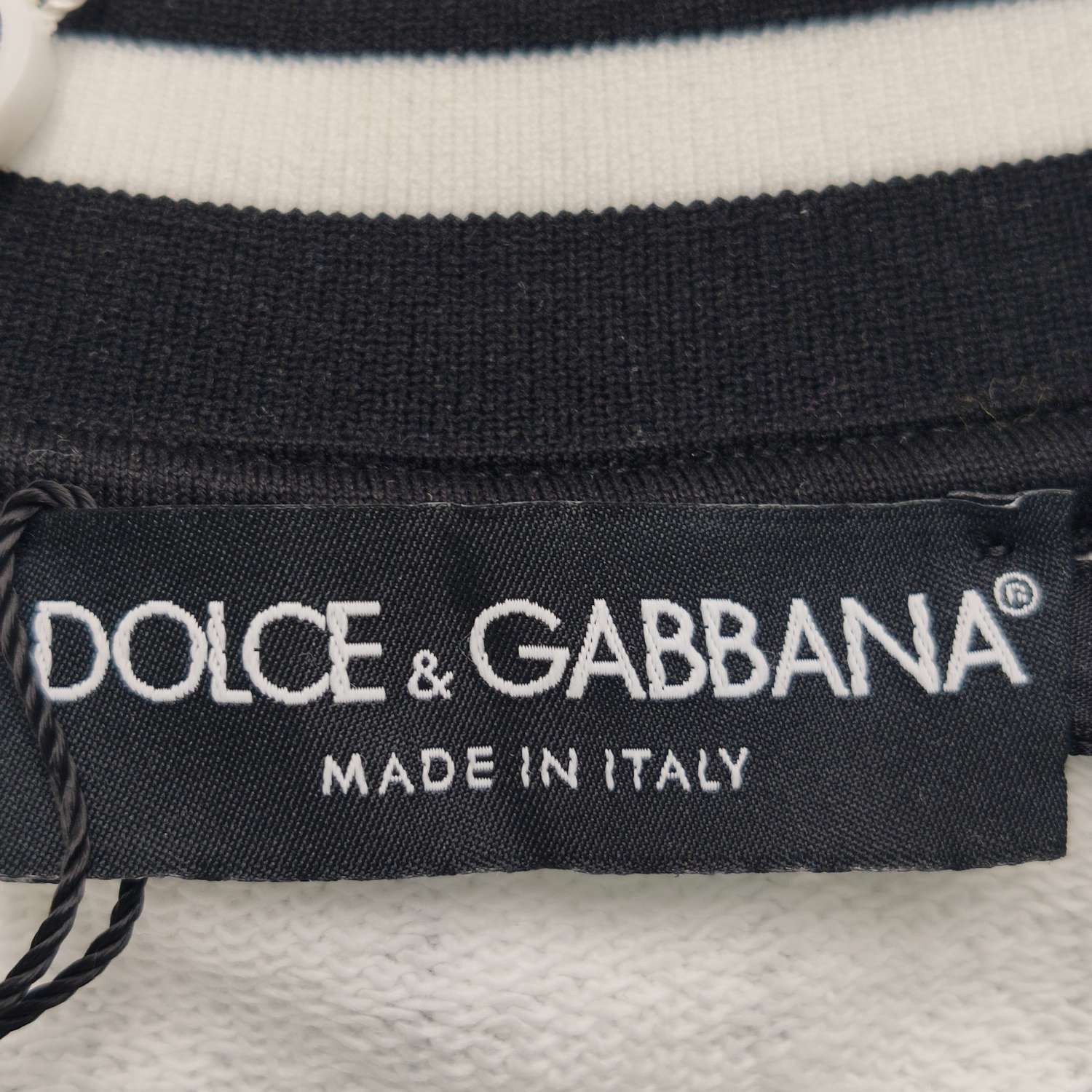 Dolce & Gabbana Dolce & Gabbana Striped DG Logo Sweatshirt S Size US S / EU 44-46 / 1 - 8 Thumbnail