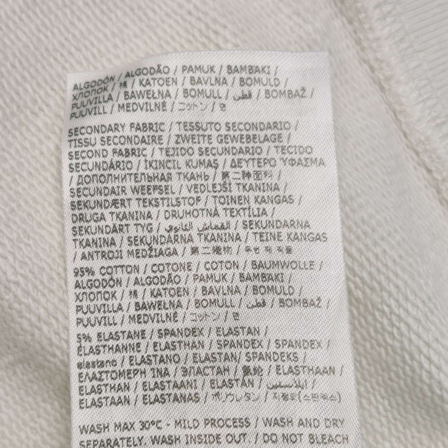 Maison Margiela Maison Margiela Tonal Numbers Logo Sweatshirt Size M Size US M / EU 48-50 / 2 - 10 Thumbnail