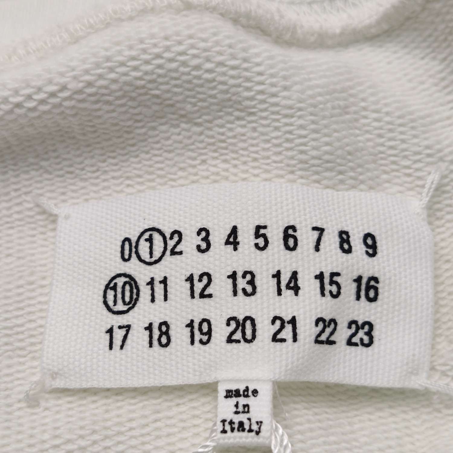 Maison Margiela Maison Margiela Tonal Numeric Logo Sweatshirt Size M Size US M / EU 48-50 / 2 - 7 Thumbnail
