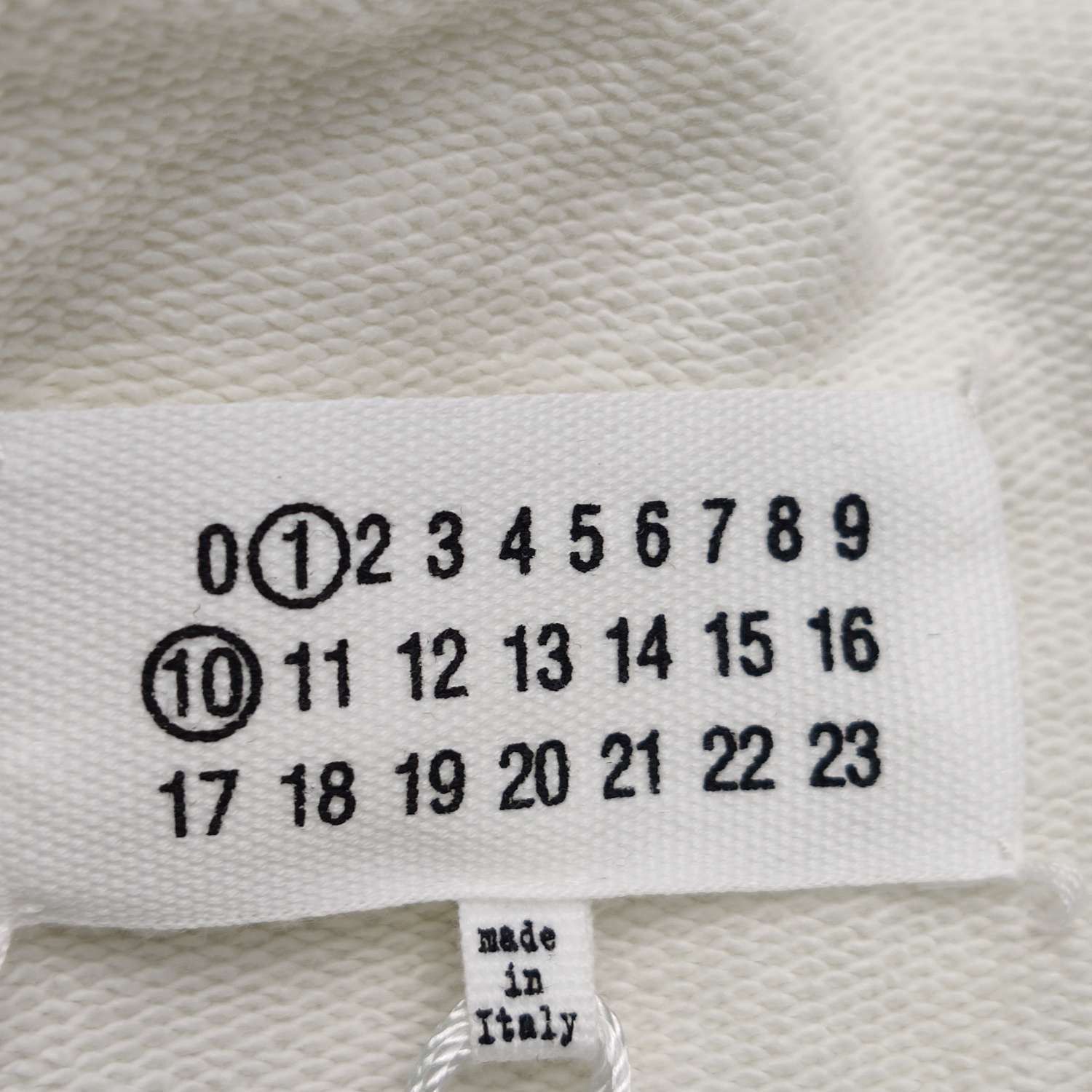 Maison Margiela Maison Margiela Embroidered Numeric Logo Sweatshirt Size M Size US M / EU 48-50 / 2 - 7 Thumbnail