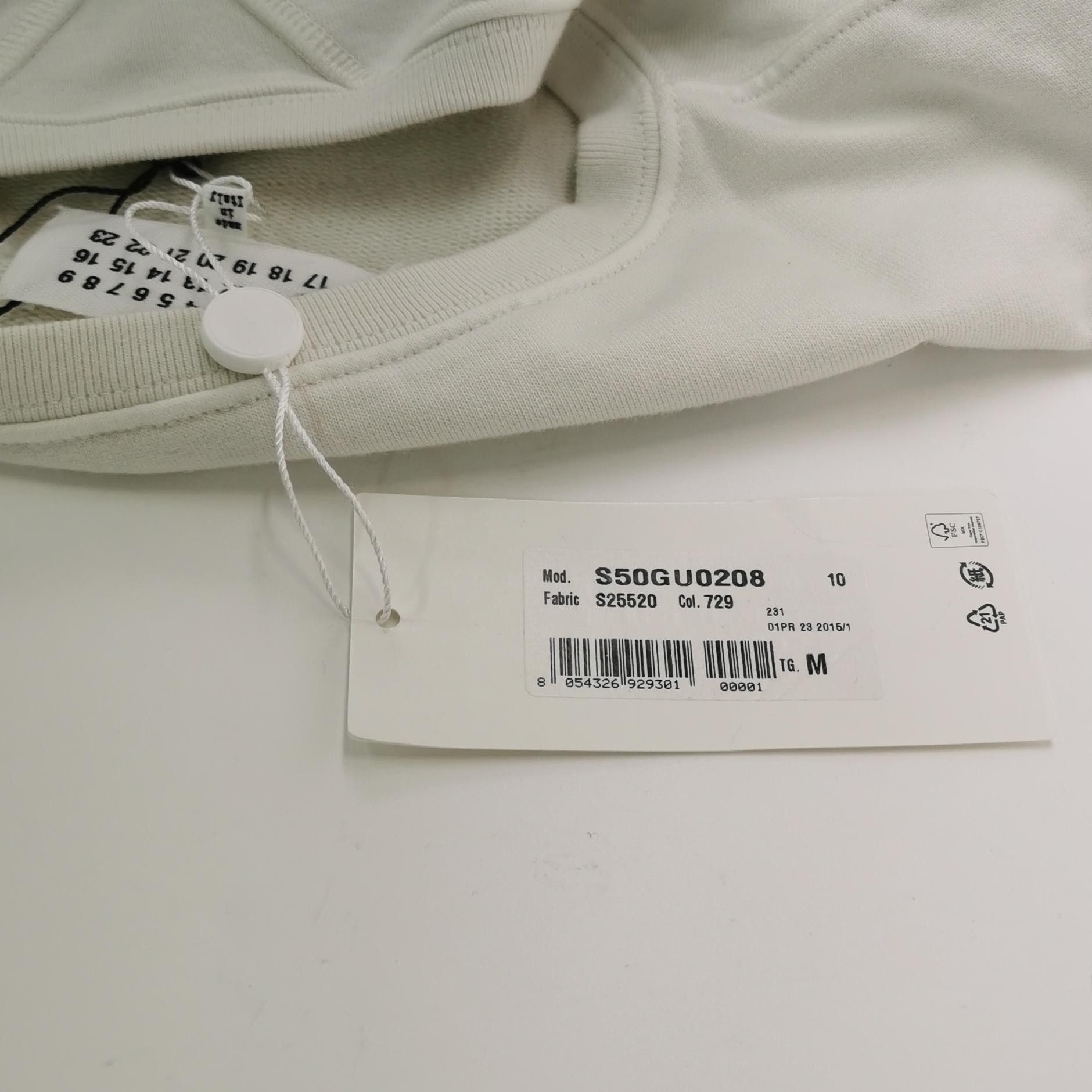 Maison Margiela Maison Margiela Embroidered Numeric Logo Sweatshirt Size M Size US M / EU 48-50 / 2 - 6 Thumbnail