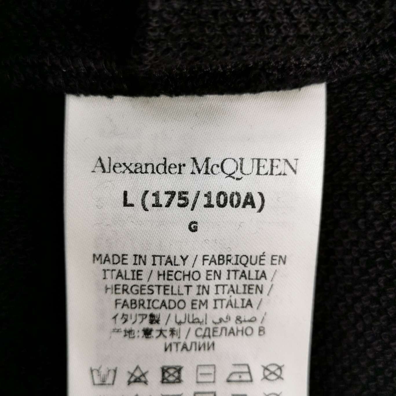 Alexander McQueen Alexander McQueen Graphic Logo Hoodie L Size US L / EU 52-54 / 3 - 8 Thumbnail