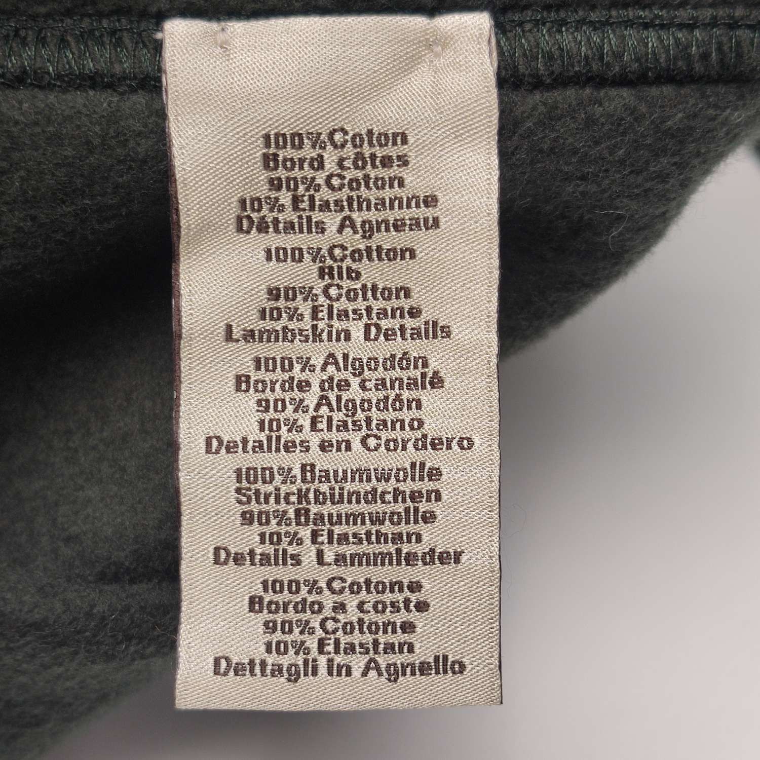 Hermes Hermes Lambskin Patch Cotton Sweatshirt Size L Size US L / EU 52-54 / 3 - 7 Thumbnail