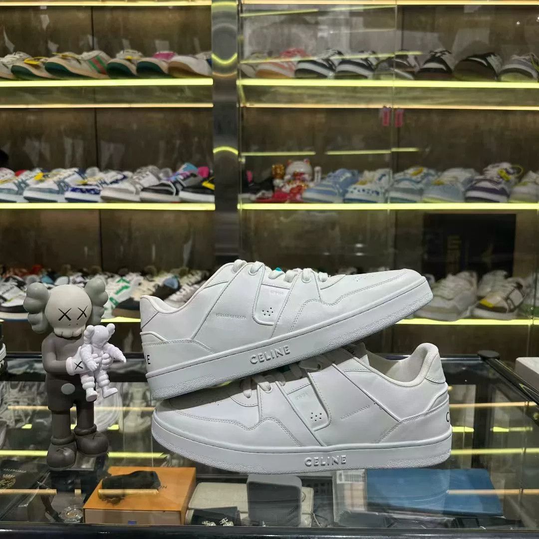 Celine Celine White Lowtop Sneakers 12 Men Size US 12 / EU 45 - 4 Thumbnail