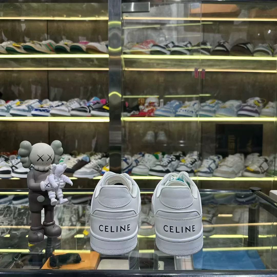 Celine Celine White Lowtop Sneakers 12 Men Size US 12 / EU 45 - 3 Thumbnail