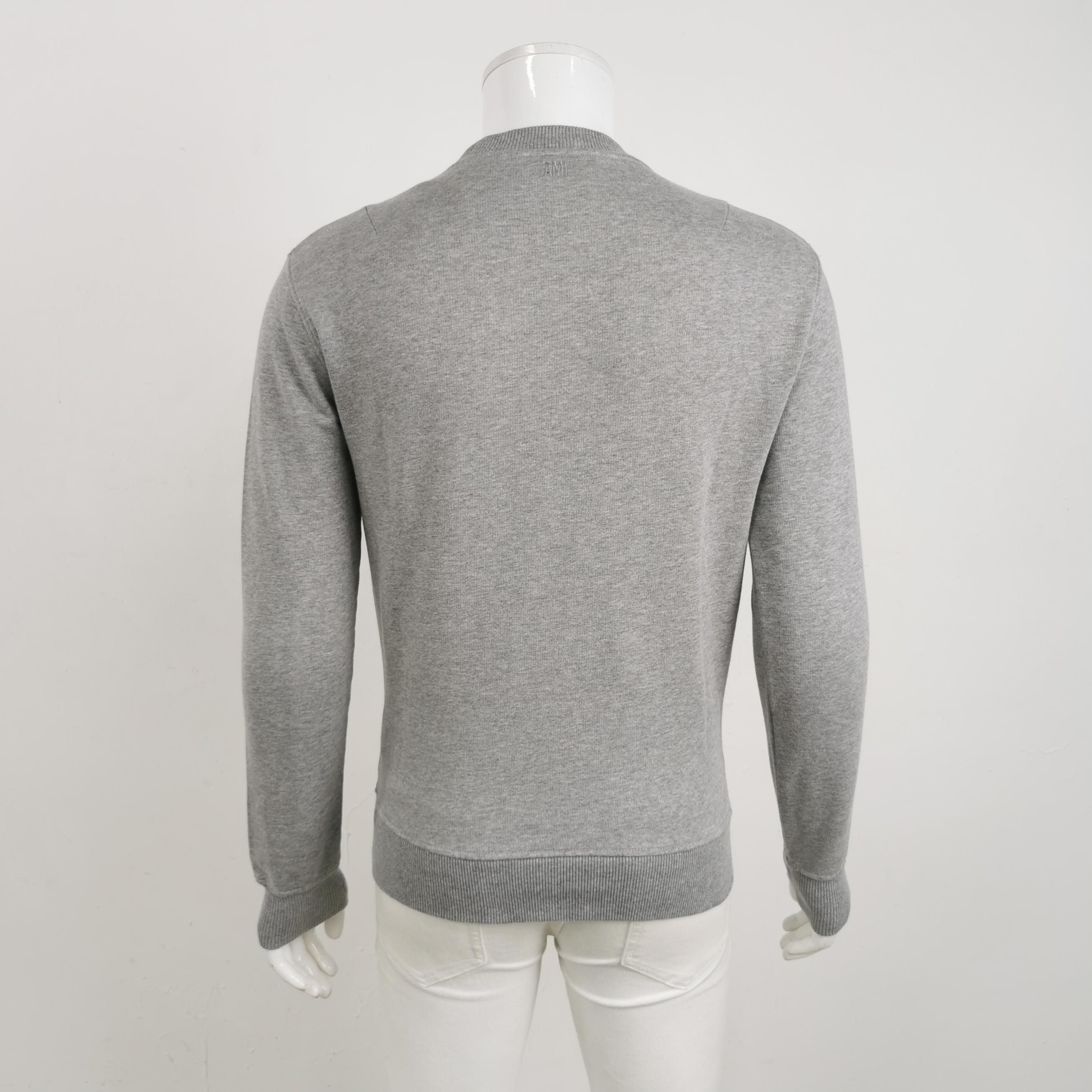 AMI AMI Alexandre Mattiussi Tricolor Logo Sweatshirt XS Size US XS / EU 42 / 0 - 3 Thumbnail