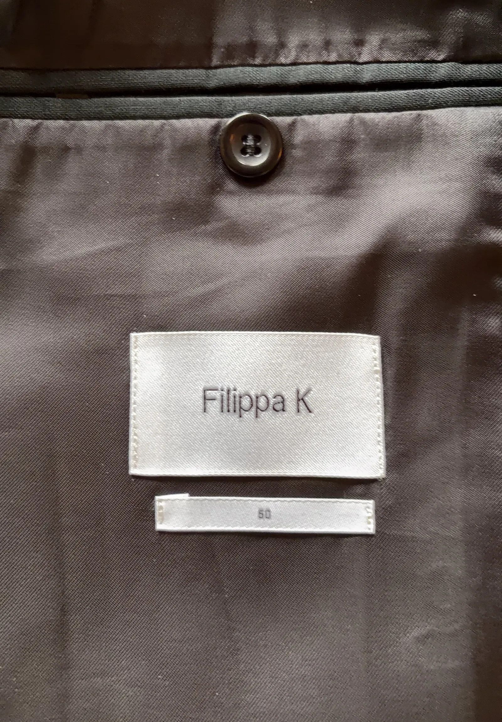 Filippa K Filippa K Cool wool blazer, dark spruce Blazer Size 42R - 2 Thumbnail