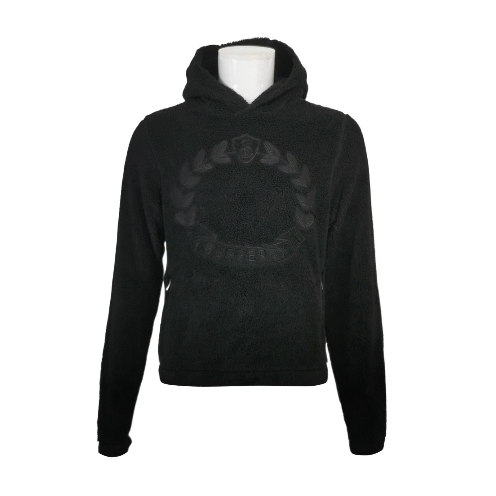 Burberry Burberry Crest Embroidered Fleece Hoodie XS Size US XS / EU 42 / 0 - 2 Thumbnail