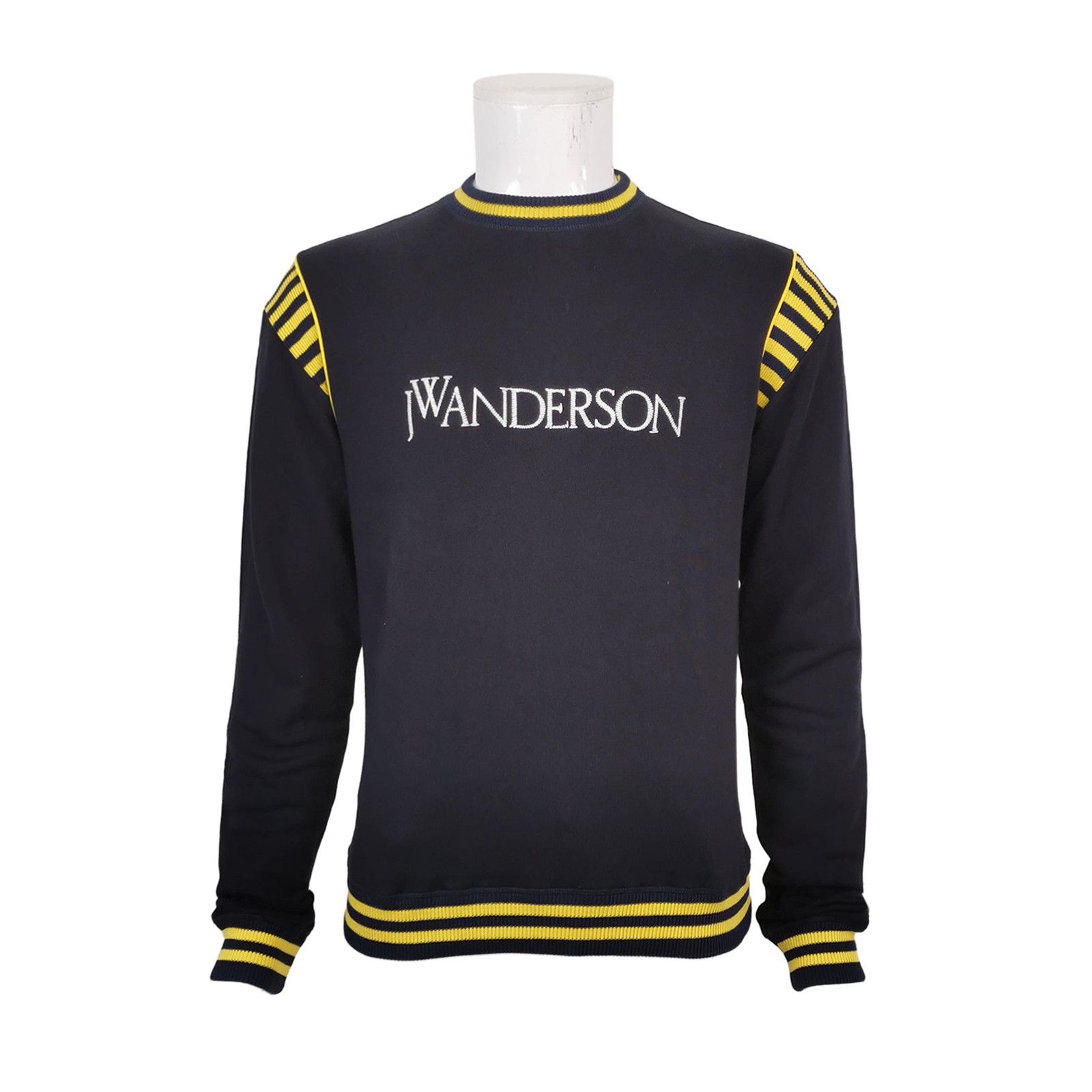 JW Anderson J.W.Anderson Striped Rib Logo Sweatshirt Size XS Size US XS / EU 42 / 0 - 2 Thumbnail