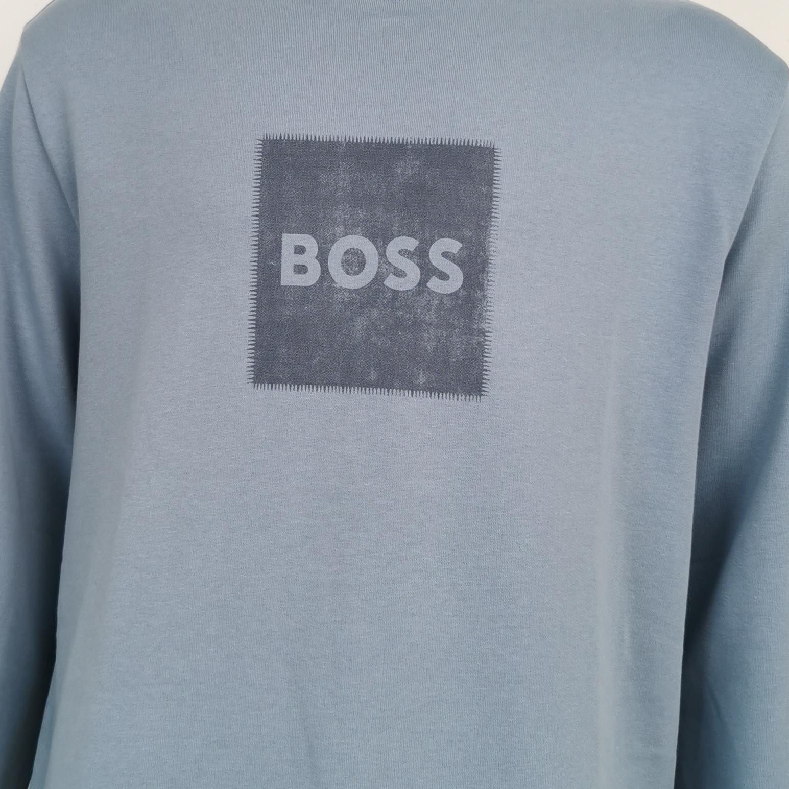 Hugo Boss BOSS Logo Cotton Crewneck Sweatshirt Size M Size US M / EU 48-50 / 2 - 4 Thumbnail
