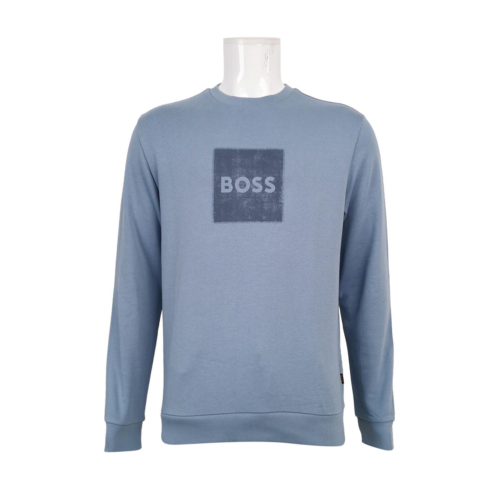Hugo Boss BOSS Logo Cotton Crewneck Sweatshirt Size M Size US M / EU 48-50 / 2 - 2 Thumbnail