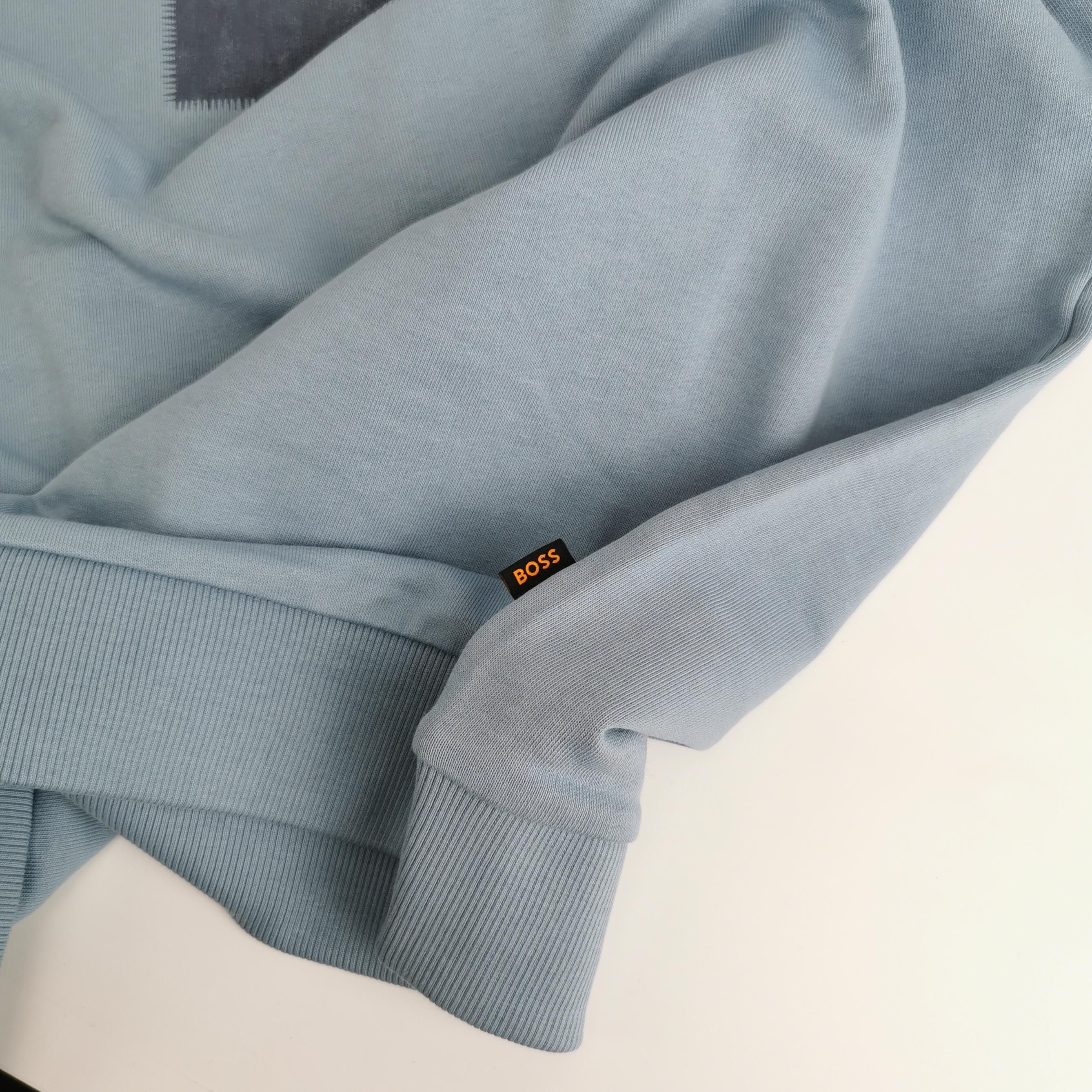 Hugo Boss Hugo Boss Logo Patch Cotton Sweatshirt L Size US L / EU 52-54 / 3 - 5 Thumbnail