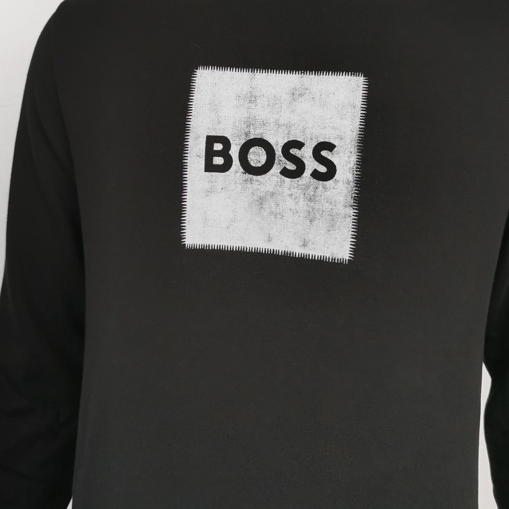Hugo Boss Hugo Boss Logo Patch Cotton Sweatshirt S Size US S / EU 44-46 / 1 - 4 Thumbnail