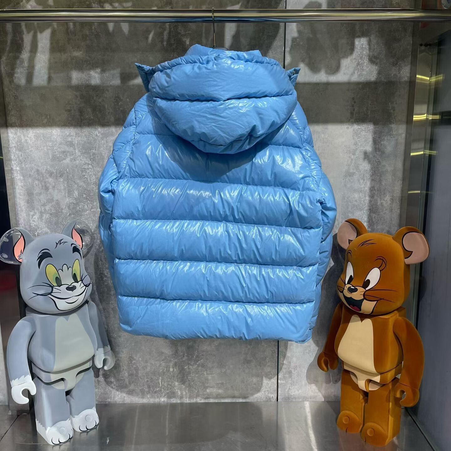 Moncler Moncler Blue Heavy Coat m Men Size US M / EU 48-50 / 2 - 2 Thumbnail