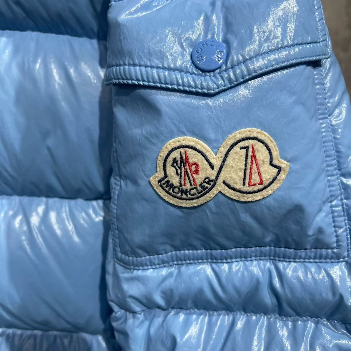 Moncler Moncler Blue Heavy Coat m Men Size US M / EU 48-50 / 2 - 6 Thumbnail
