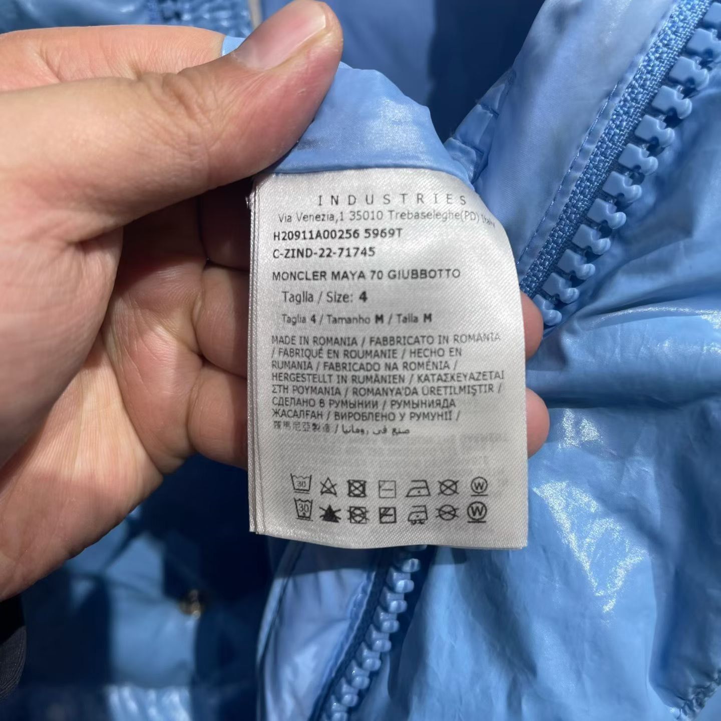 Moncler Moncler Blue Heavy Coat m Men Size US M / EU 48-50 / 2 - 7 Thumbnail