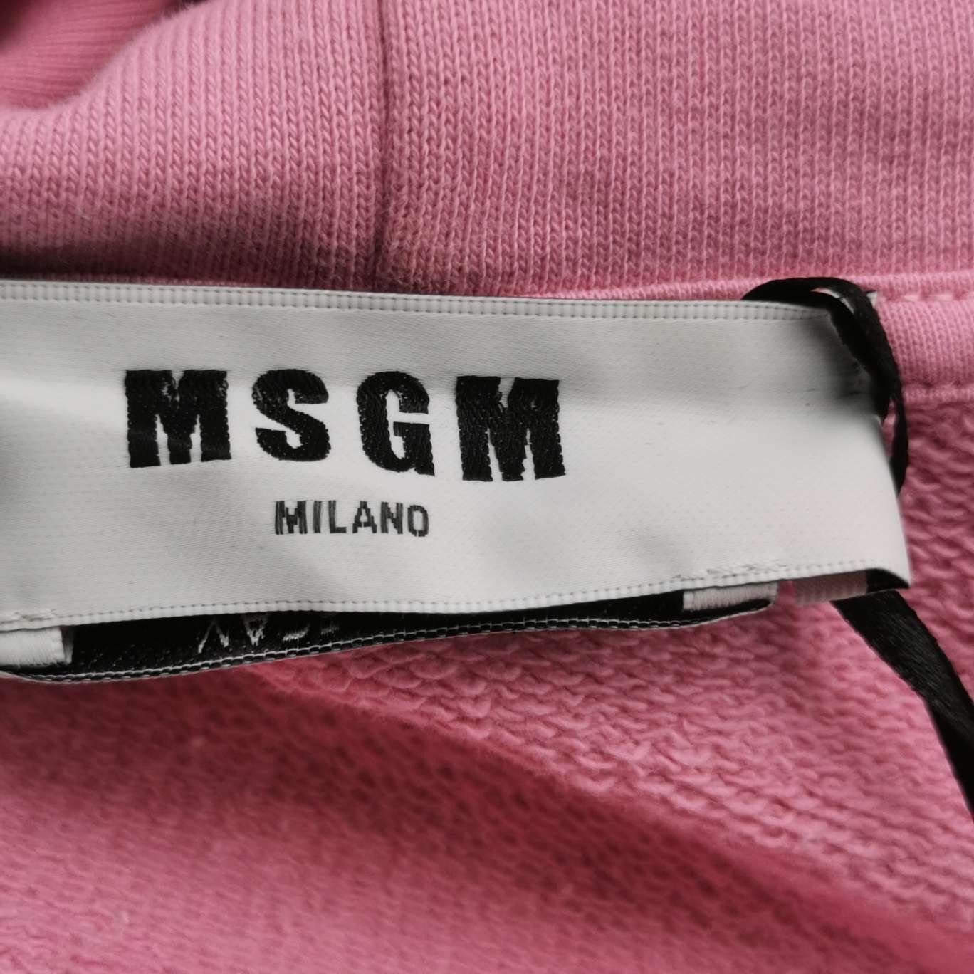 MSGM MSGM Pink Logo Contrast Panel Hoodie S Size US S / EU 44-46 / 1 - 6 Thumbnail