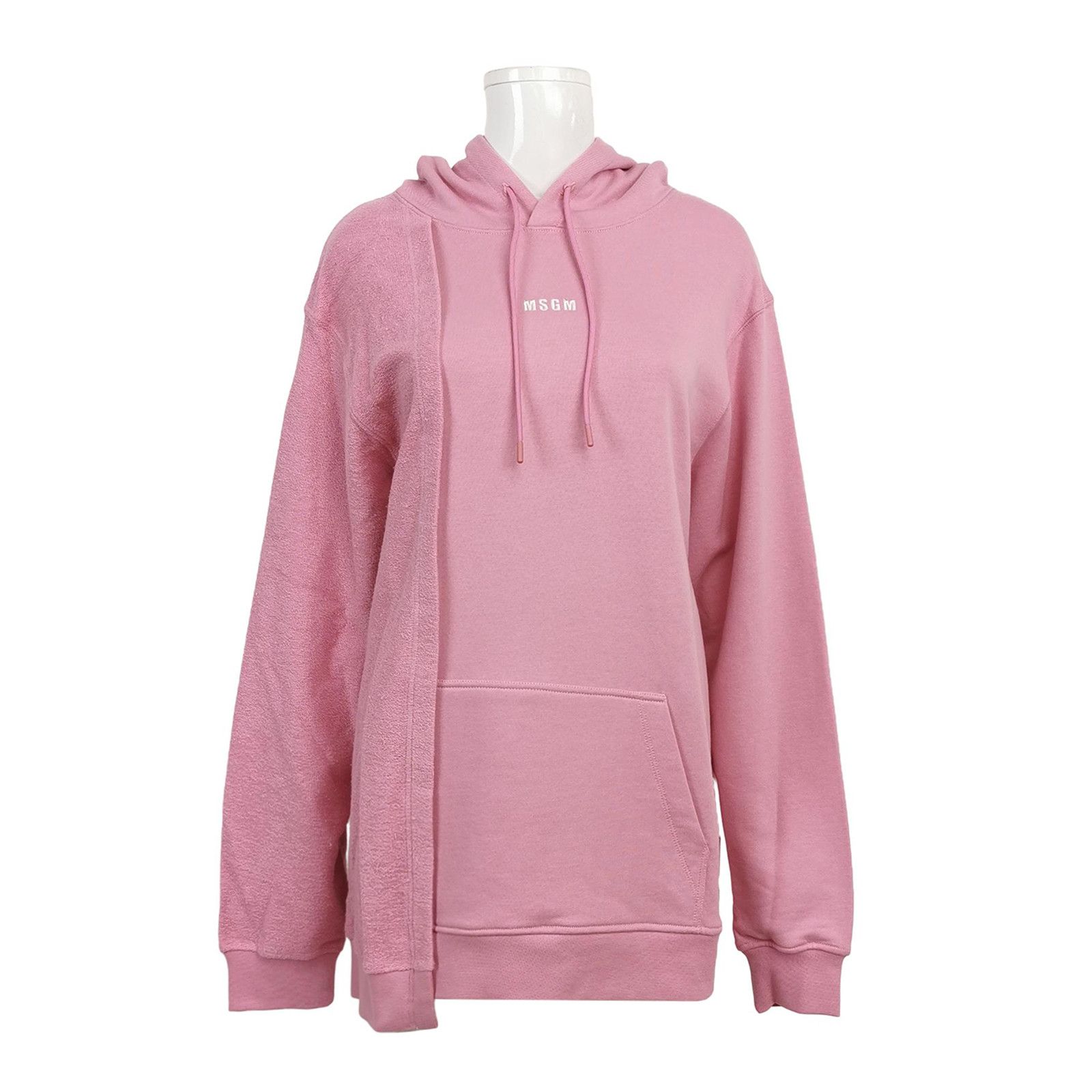 MSGM MSGM Pink Logo Contrast Panel Hoodie S Size US S / EU 44-46 / 1 - 2 Thumbnail