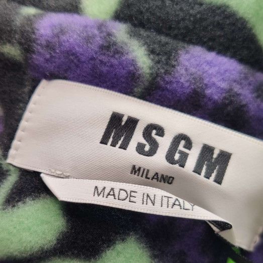 MSGM MSGM Floral Fleece Quarter-Zip Sweatshirt Size 48 Size US M / EU 48-50 / 2 - 6 Thumbnail