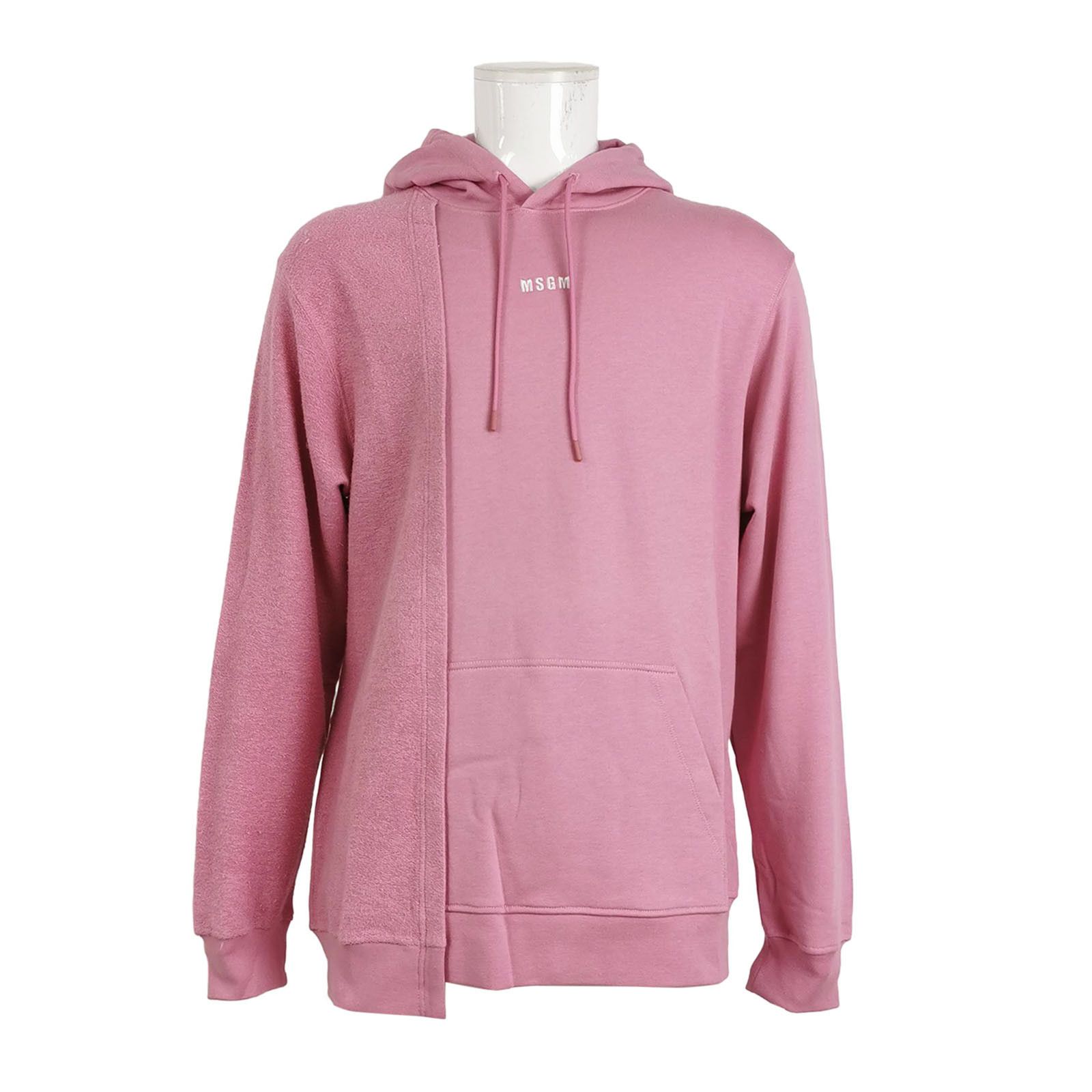 MSGM MSGM Logo Textured Panel Hoodie Size M Size US M / EU 48-50 / 2 - 2 Thumbnail