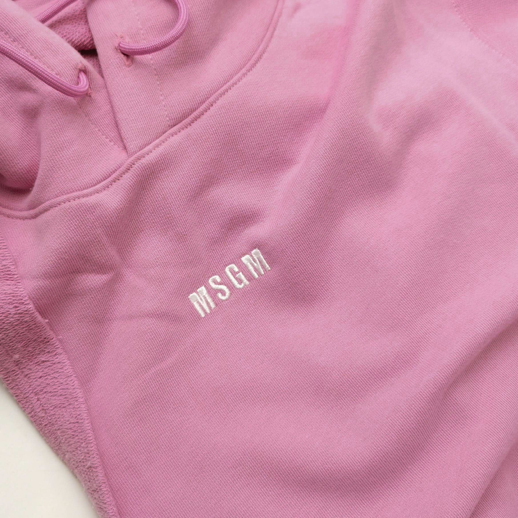 MSGM MSGM Logo Textured Panel Hoodie Size M Size US M / EU 48-50 / 2 - 4 Thumbnail