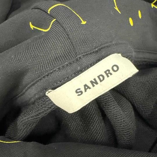 Sandro Sandro Smiley Print Hoodie XL Size US XL / EU 56 / 4 - 11 Thumbnail